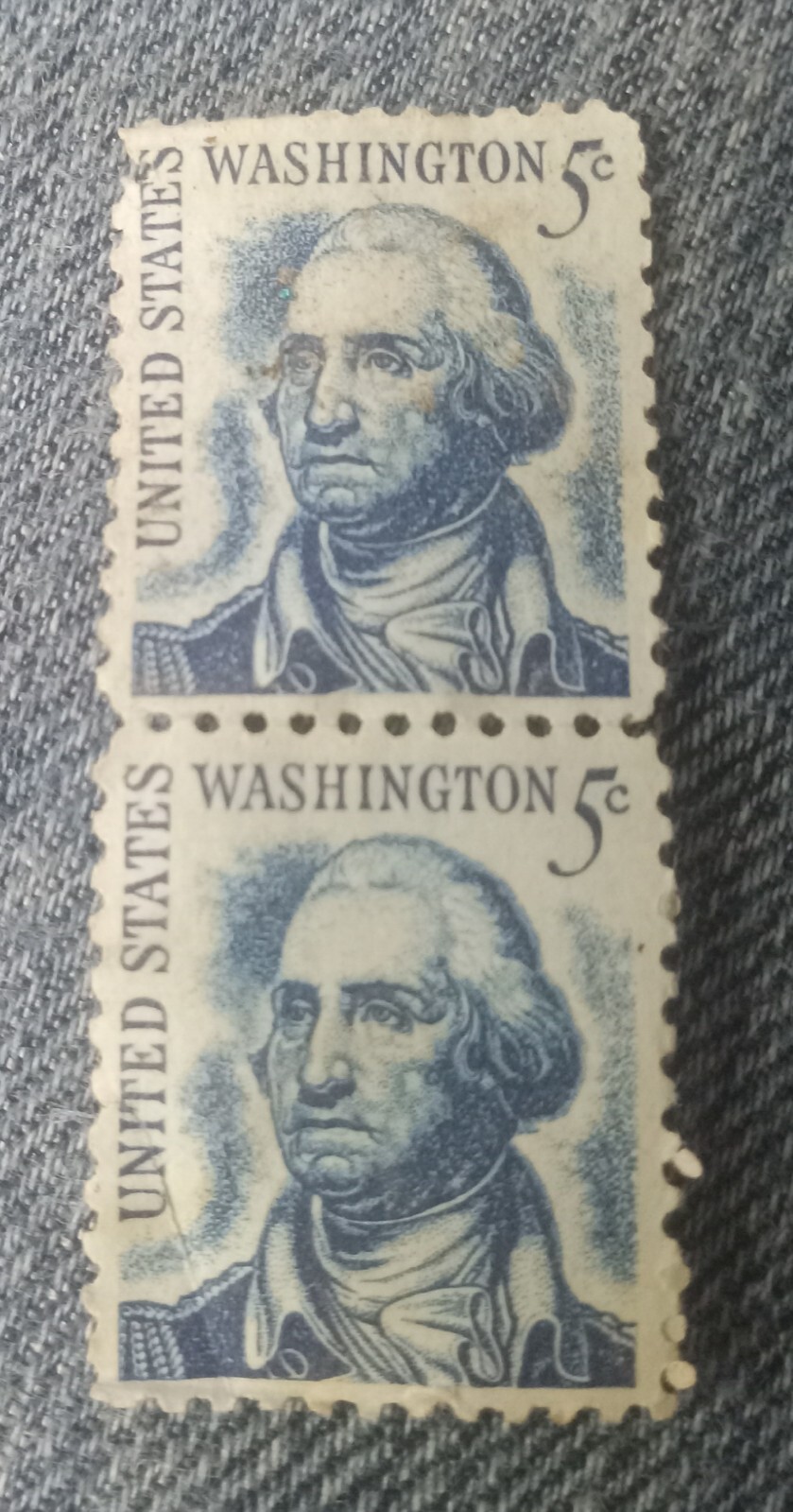 2 unused stamps, great condition, in plastic 