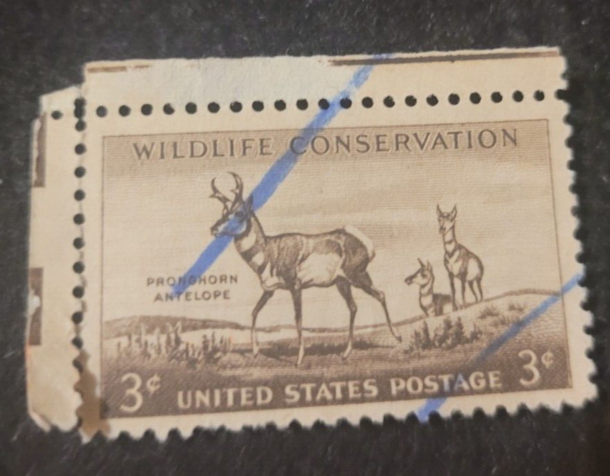 # 1077 – 1956 3¢ Wild Turkey wildlife conservation Used 1 Stamp + 2 FREE Stamps