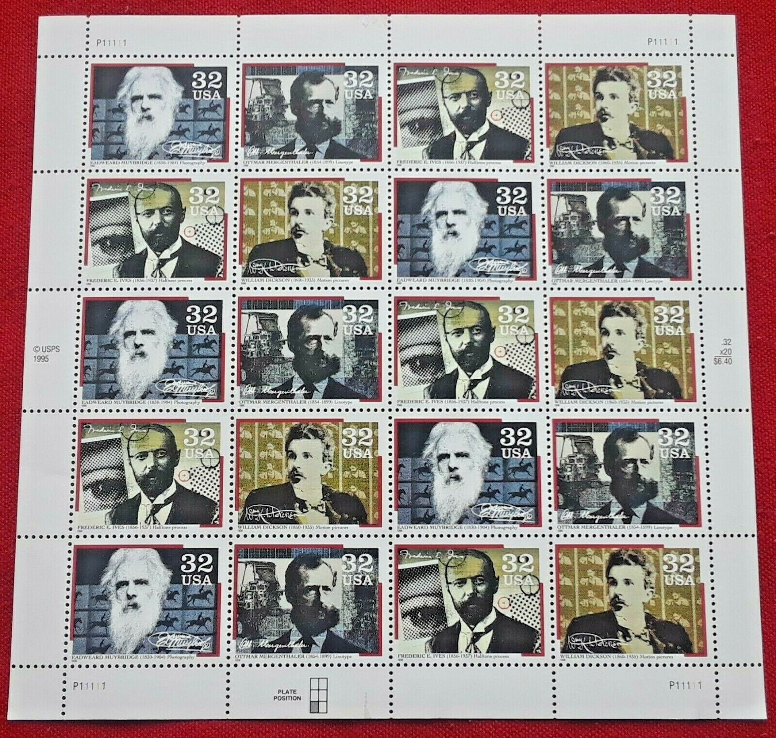 Three Panes x 20 = 60 Of CHRISTMAS KNITS 41¢ US Postage Stamps. USA Sc 4207-4210
