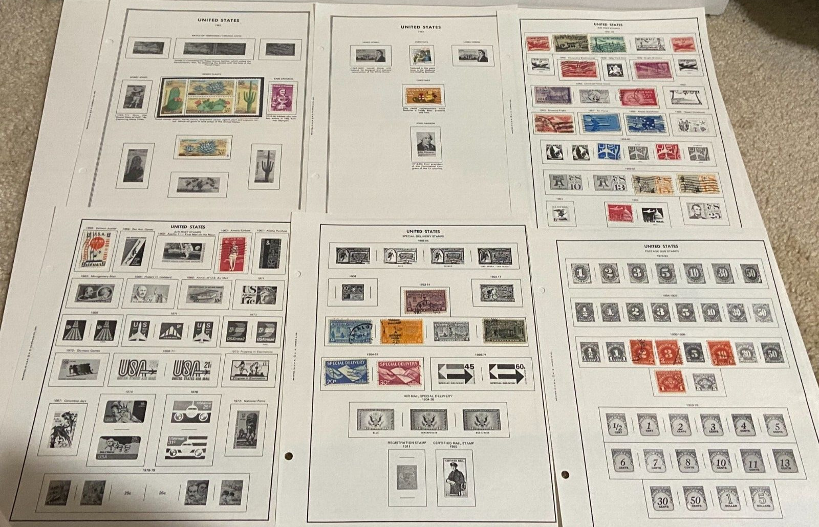 LOT MIXED ANTQUE & VINTAGE U.S. UNITED STATES STAMPS – STAMP COLLECTION
