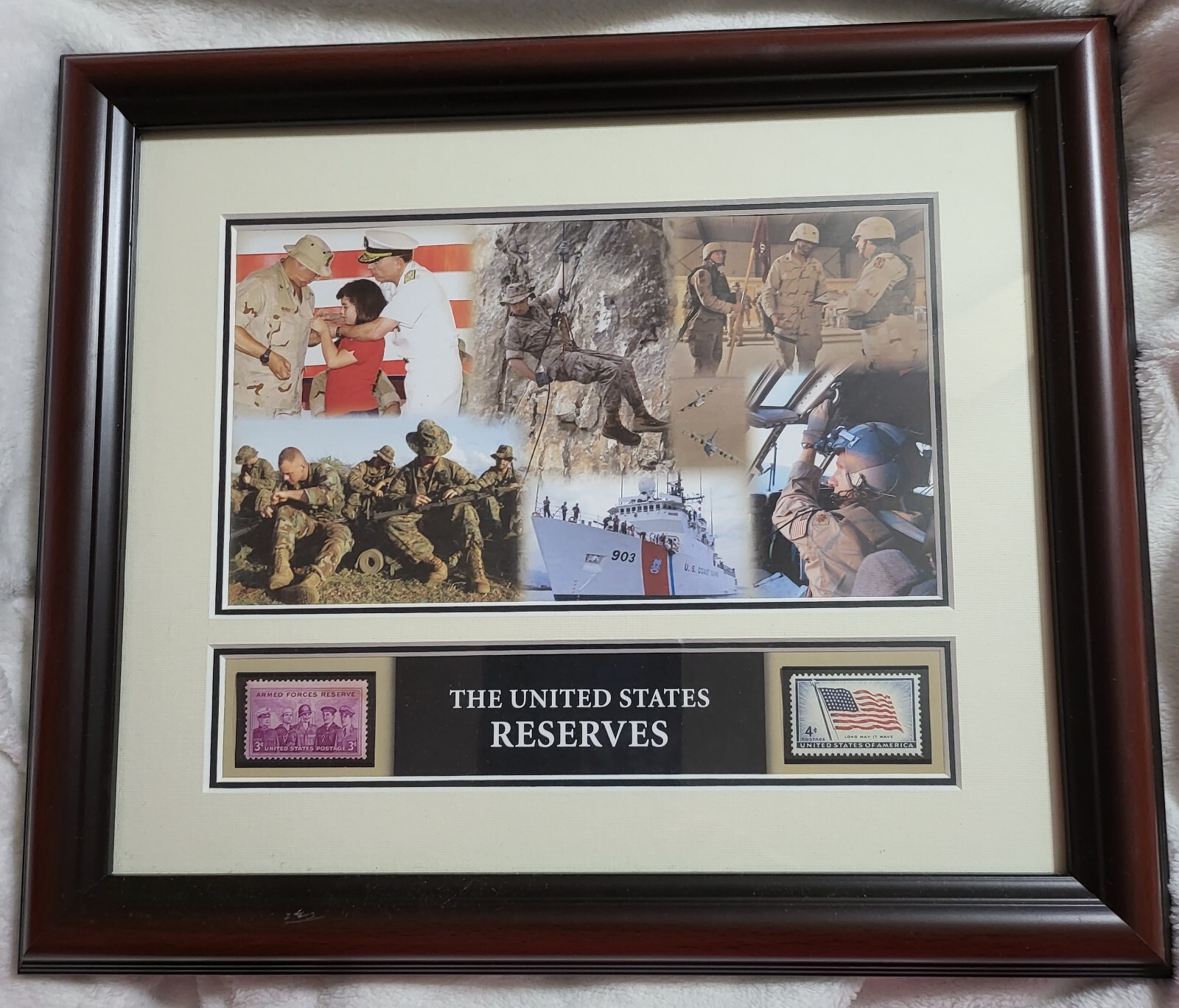 USPS Commemorative The United States ReserveS Framed Postage Stamp USPS Original