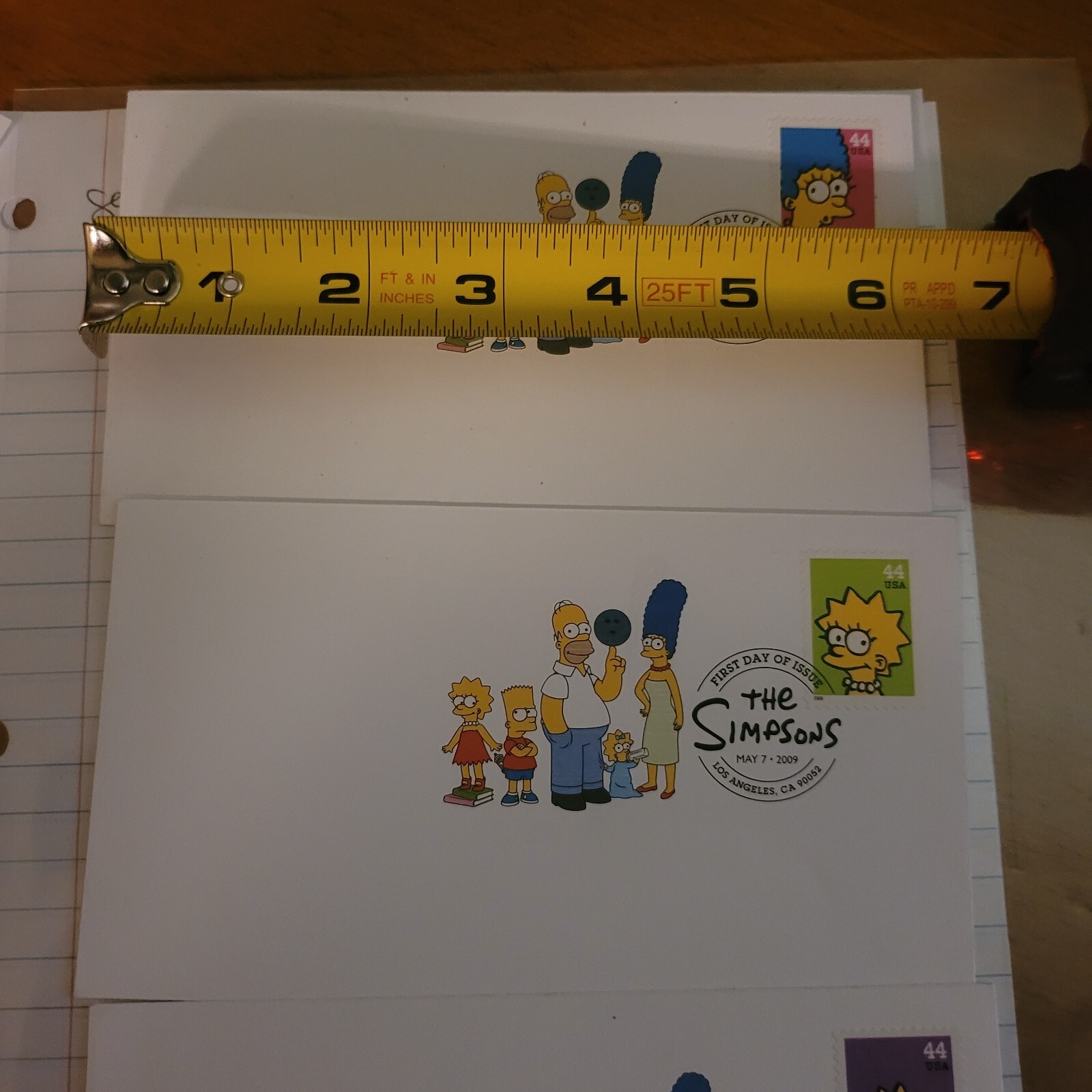 USPS The Simpsons First Day Collection Envelopes – Set of 3 Released May 7, 2009