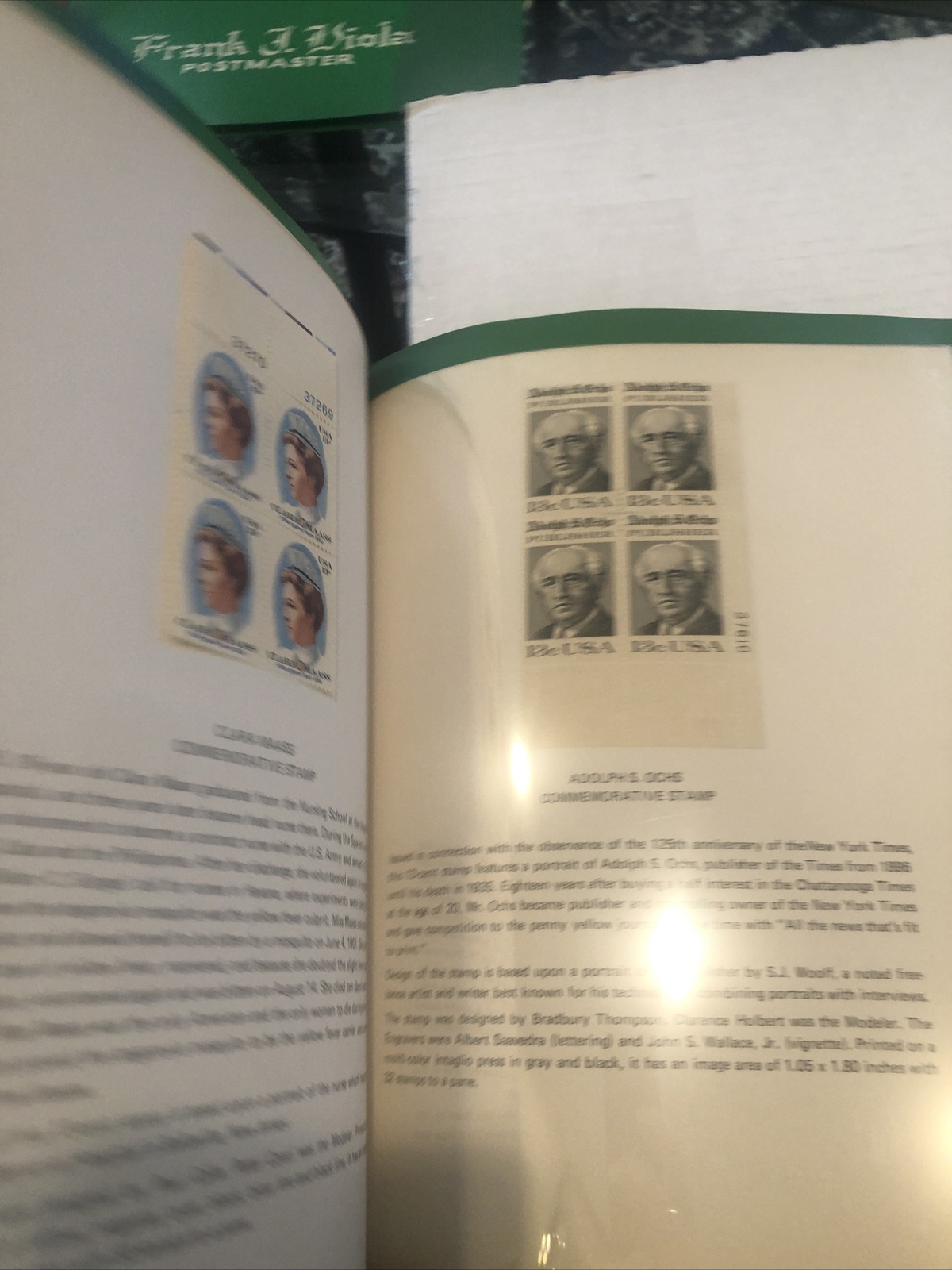 Happy holidays 1976 US stamps summary rare postmaster stamp collection Gift Rare