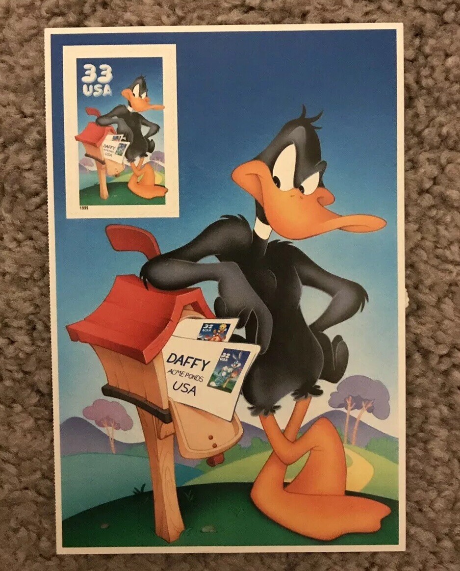 1999 Daffy Duck 33 cent Stamp