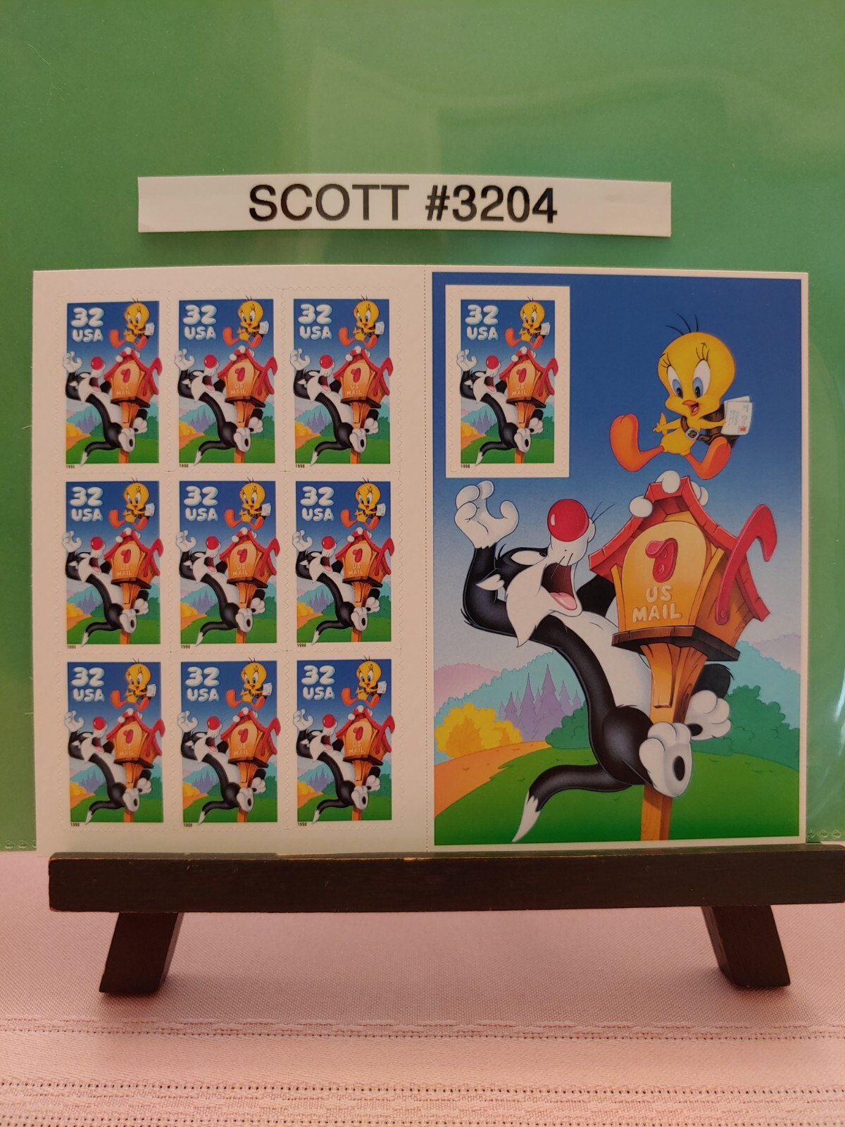 Scott # 3204 Tweety & Sylvester (32 cent postage stamps)