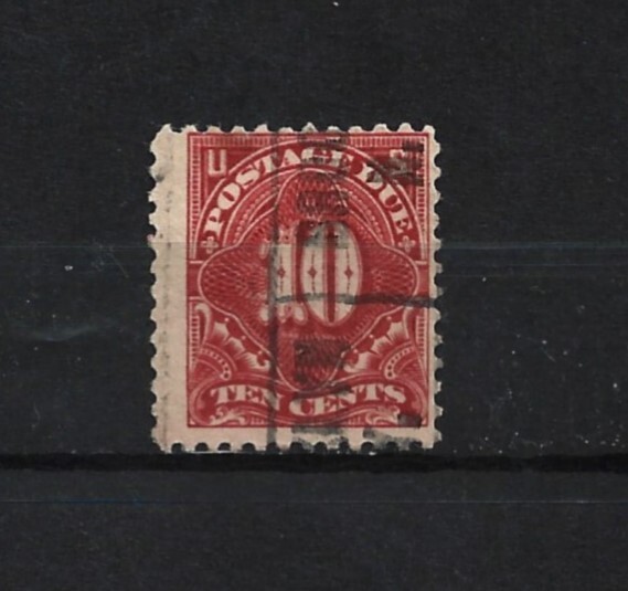 US Stamp-Scott # J65- 10c-Canc/VLH-NG-1917-Postage Due-Perf. 11