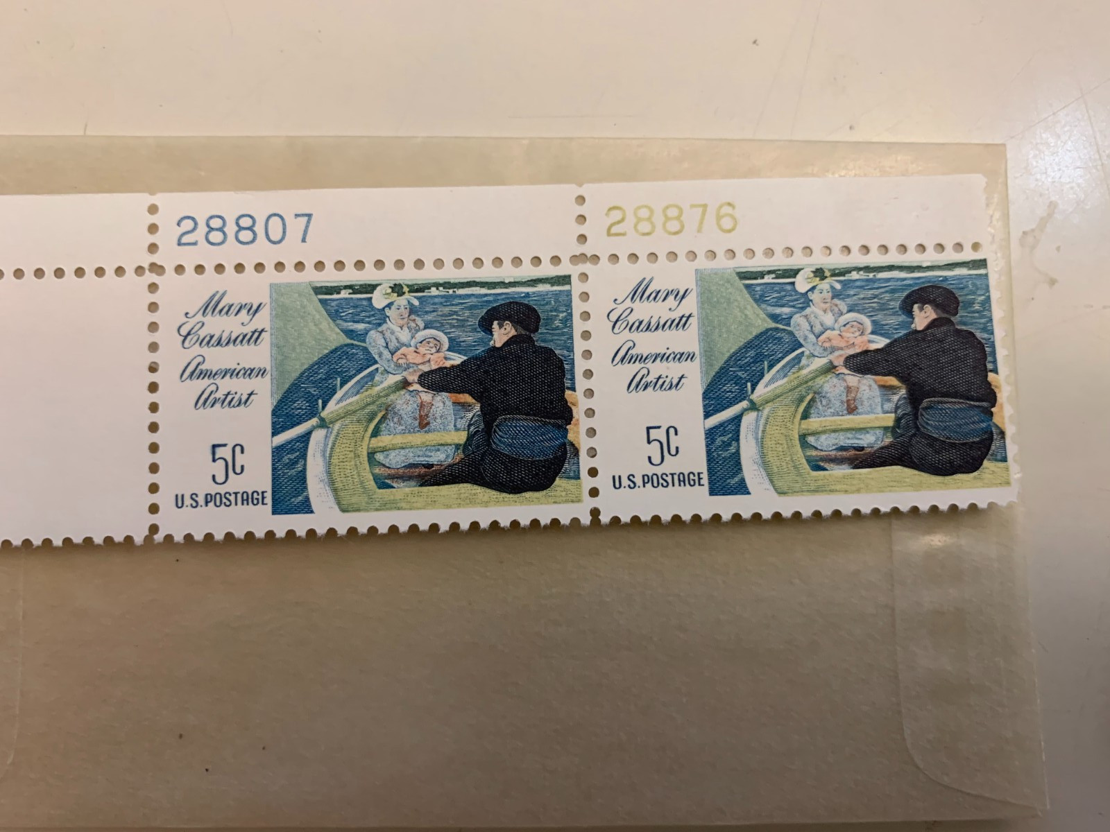 Lot of 10 different 5 Cent Unused Postage Stamps, 39 total