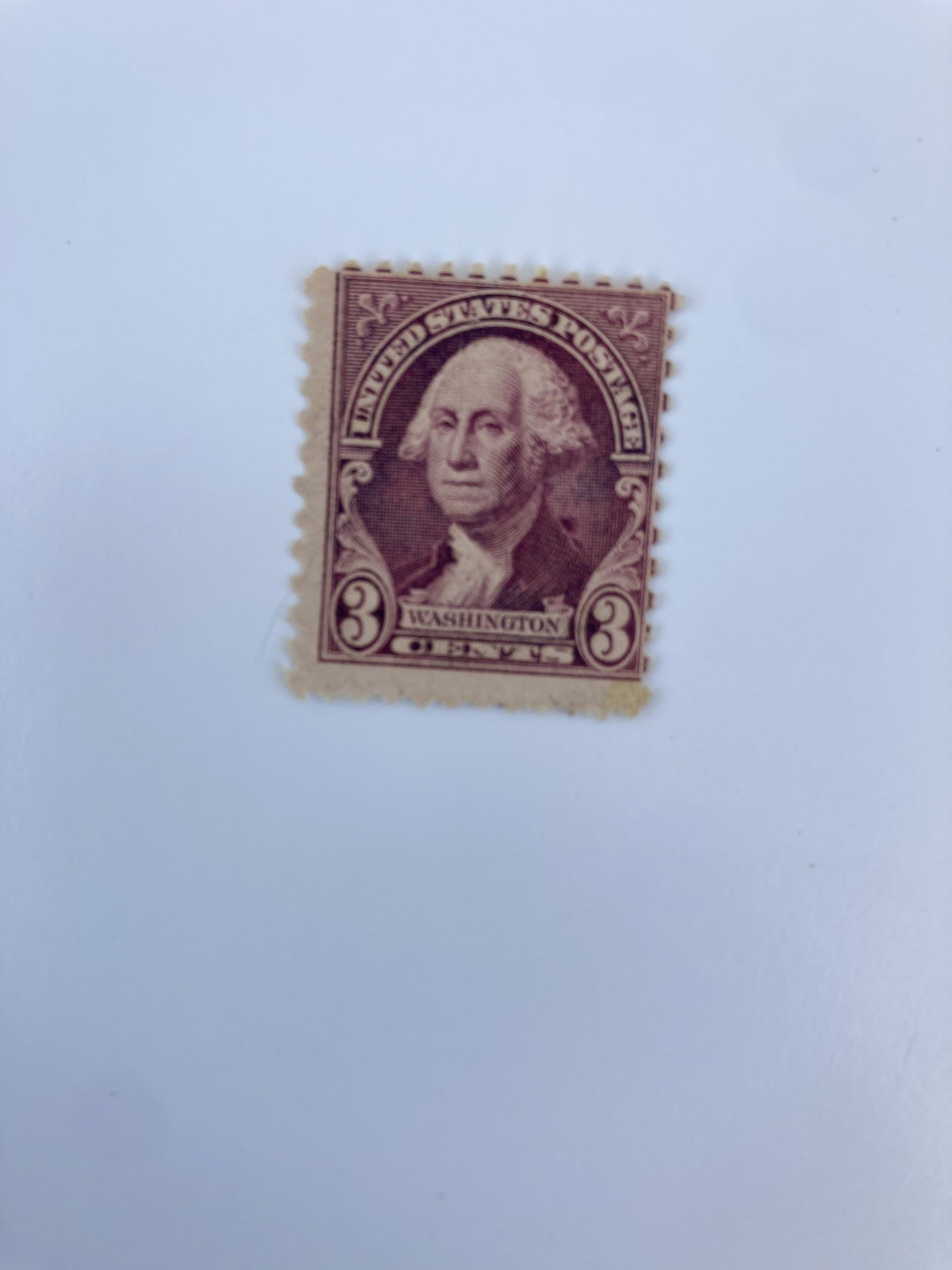 1932 George Washington 3 cent Stamp Unused