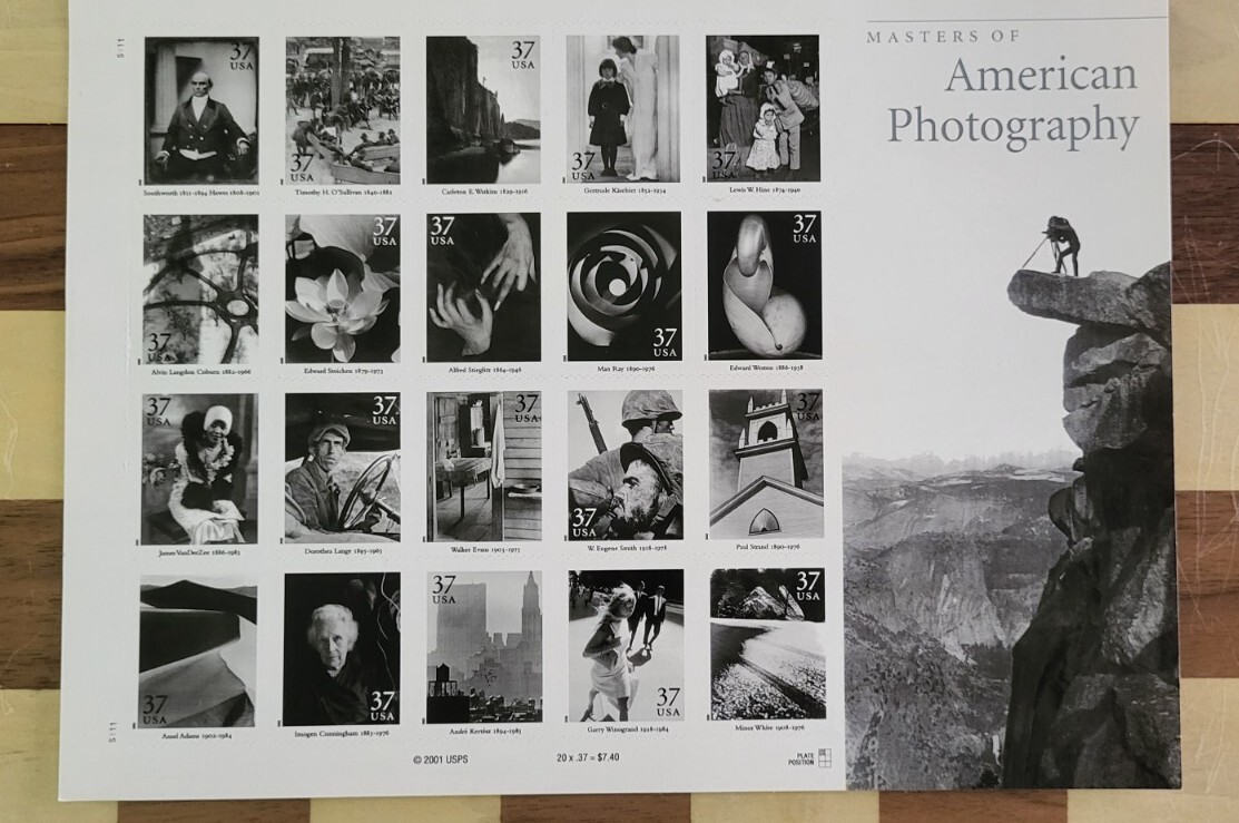 American Photo Stamps 2001 Full Sheet 37cent