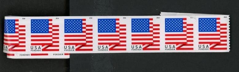 US Postage Forever Flag Roll Buy 40% Discount & Free Shipping See Desc