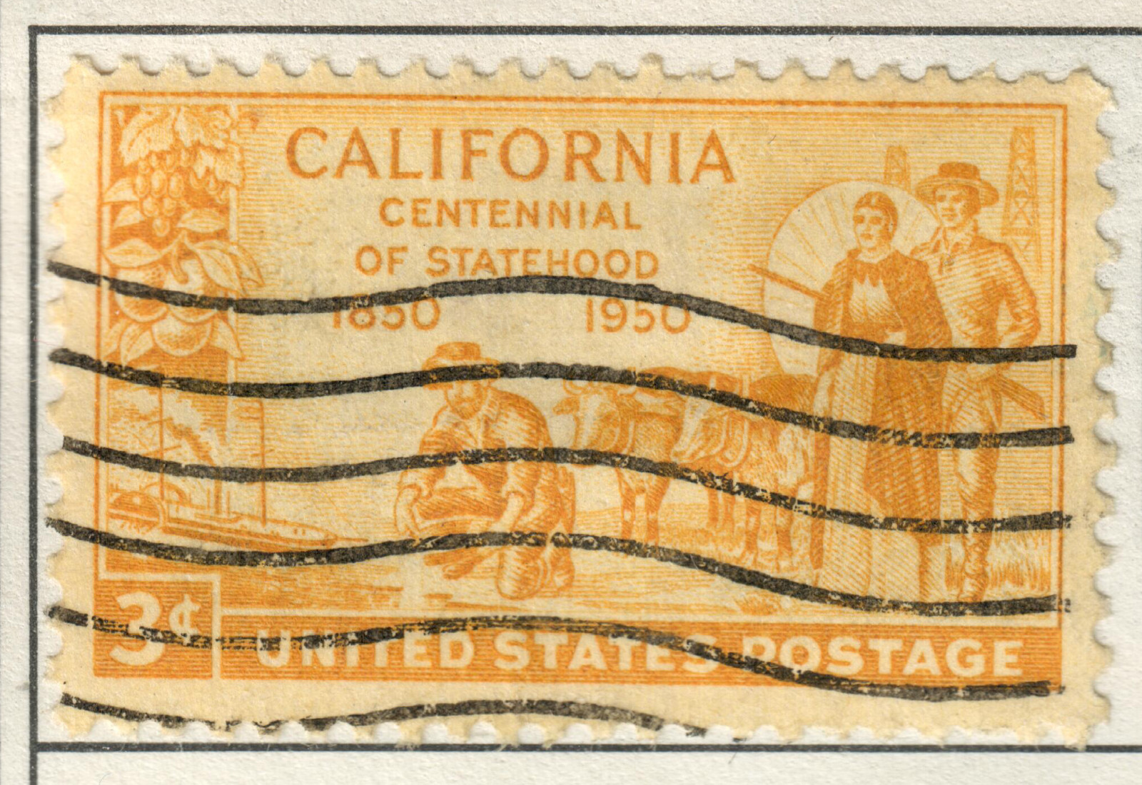 USA – 1950 The 100th Anniversary of California Statehood