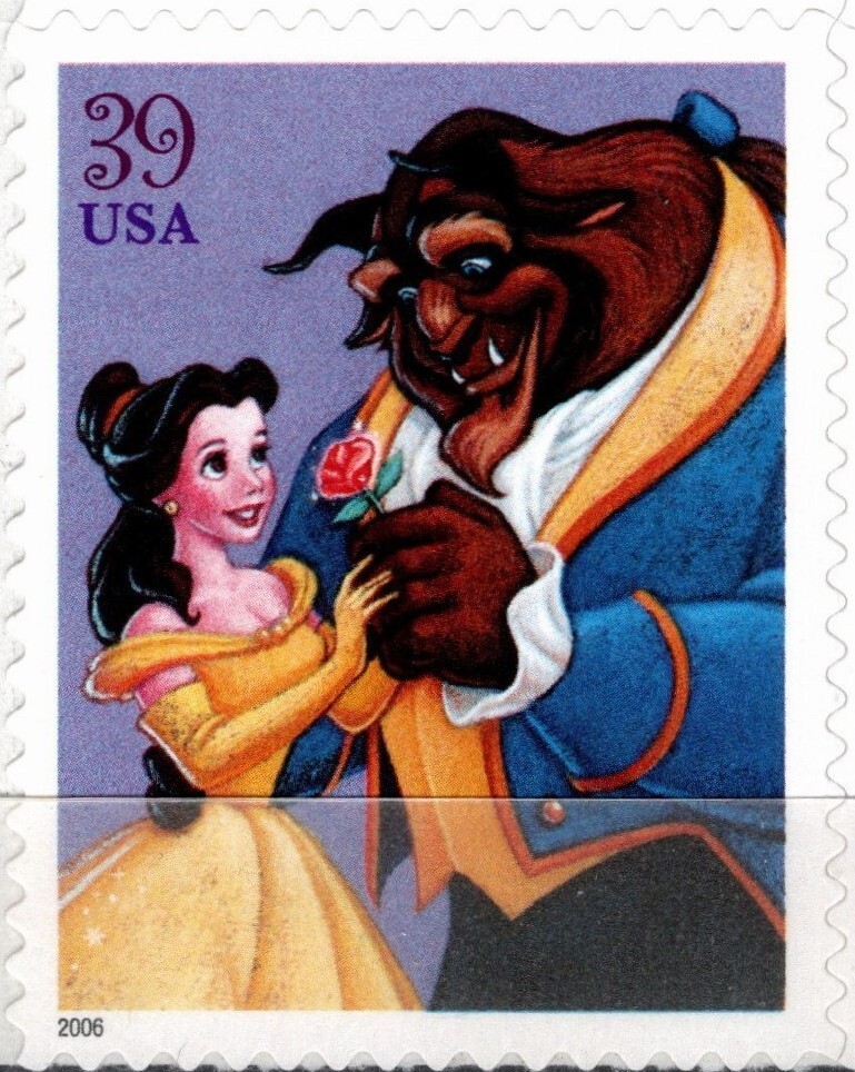 USA 2006 DISNEY ROMANCE BLOCK OF 4 MICKEY & MINNIE, LADY & TRAMP SC 4025-28 MNH