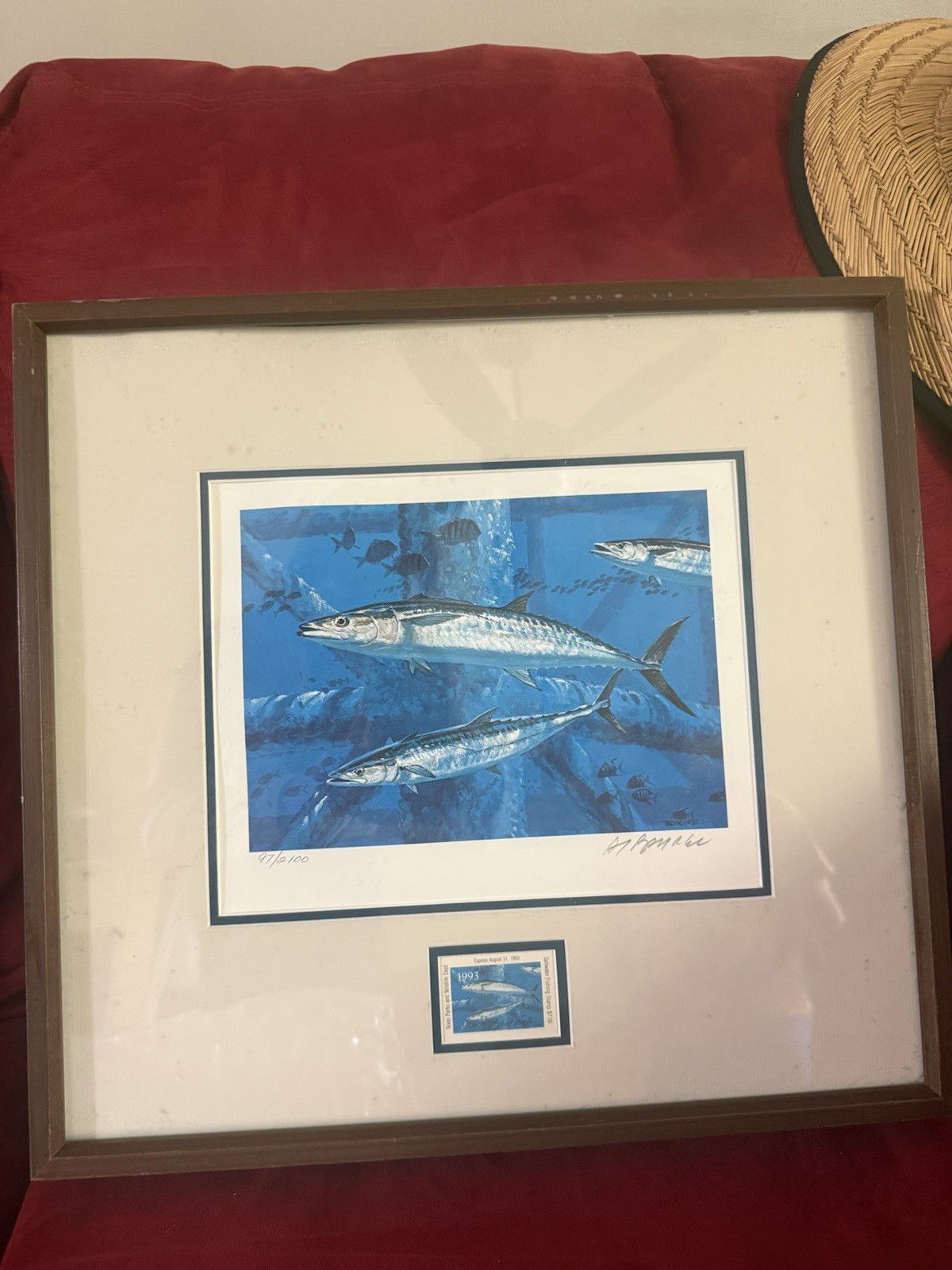 Texas Saltwater Stamp 1993