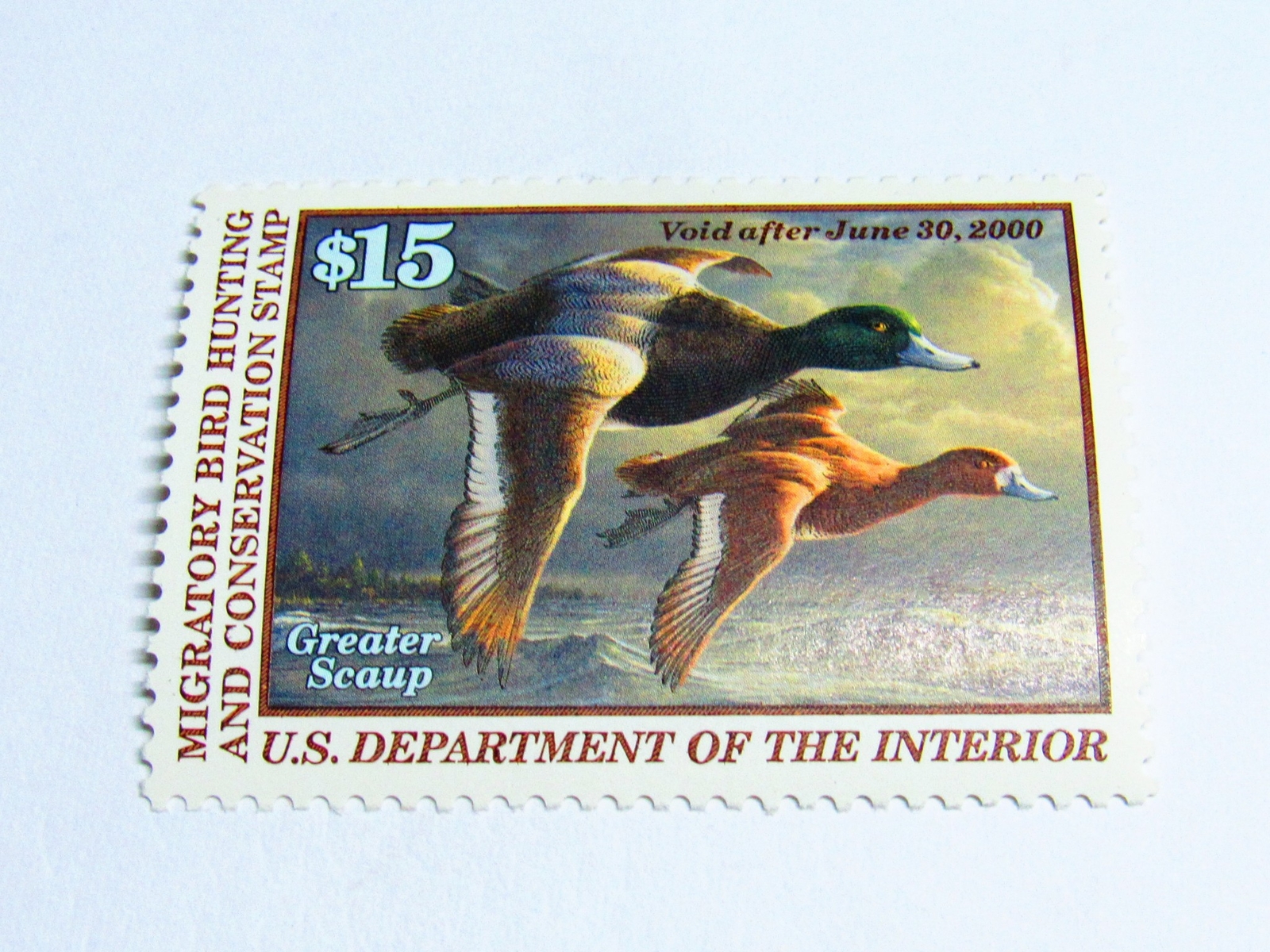 PSE Certified Stamp! 1999 U.S. DEPARTMENT OF INTERIOR $15 Stamps STP-116-IB