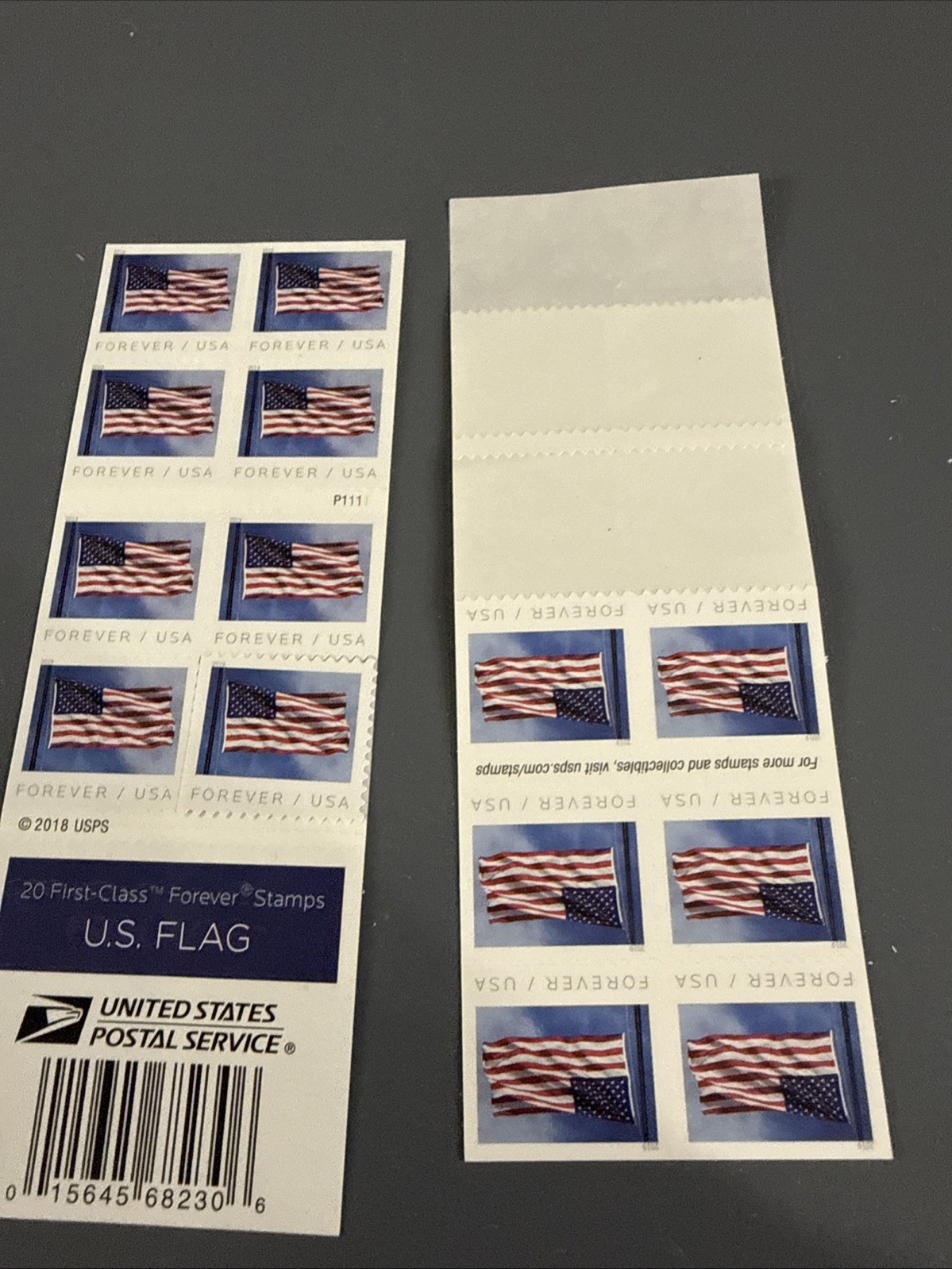 USPS First-Class Forever Postal Stamps – Book of 20 Stamps On 2 Different Card