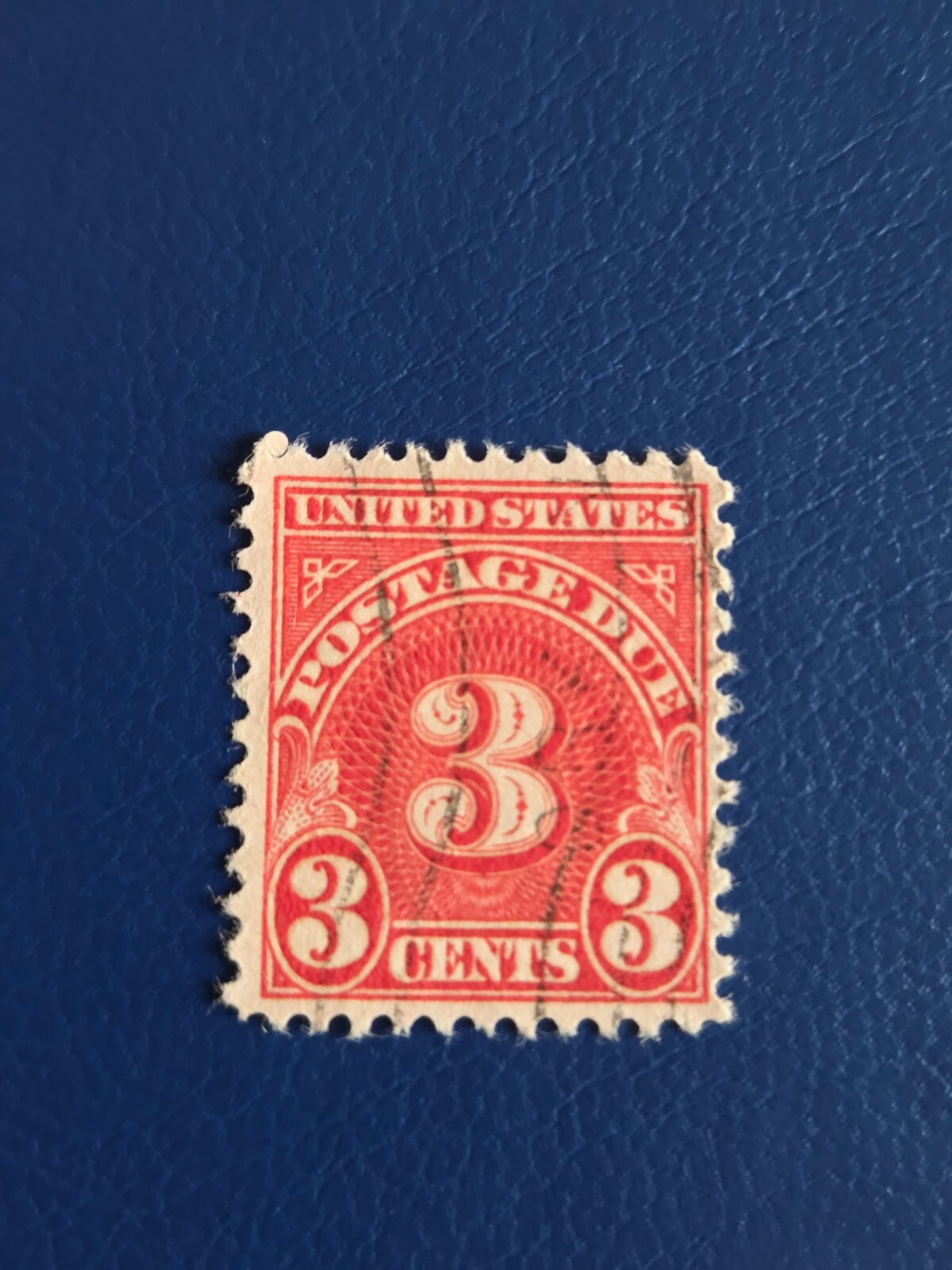 US Scott # J82- Used 1931 3 Cent Postage Due Perf 11 x 10-1/2