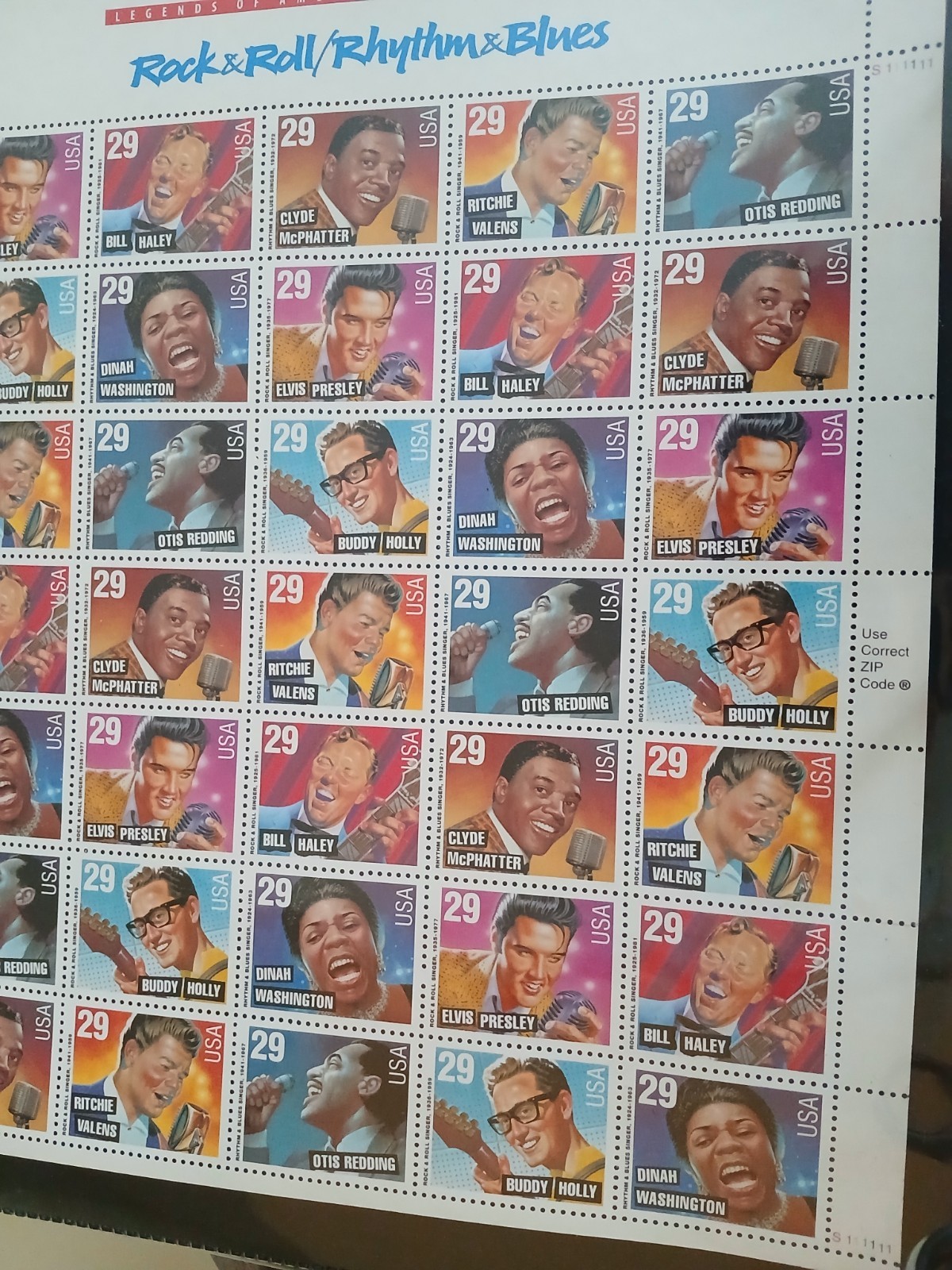 LOUIS ARMSTRONG 32¢ US Postage Stamps, USA , Gospel Singers, Jazz Musicians etc