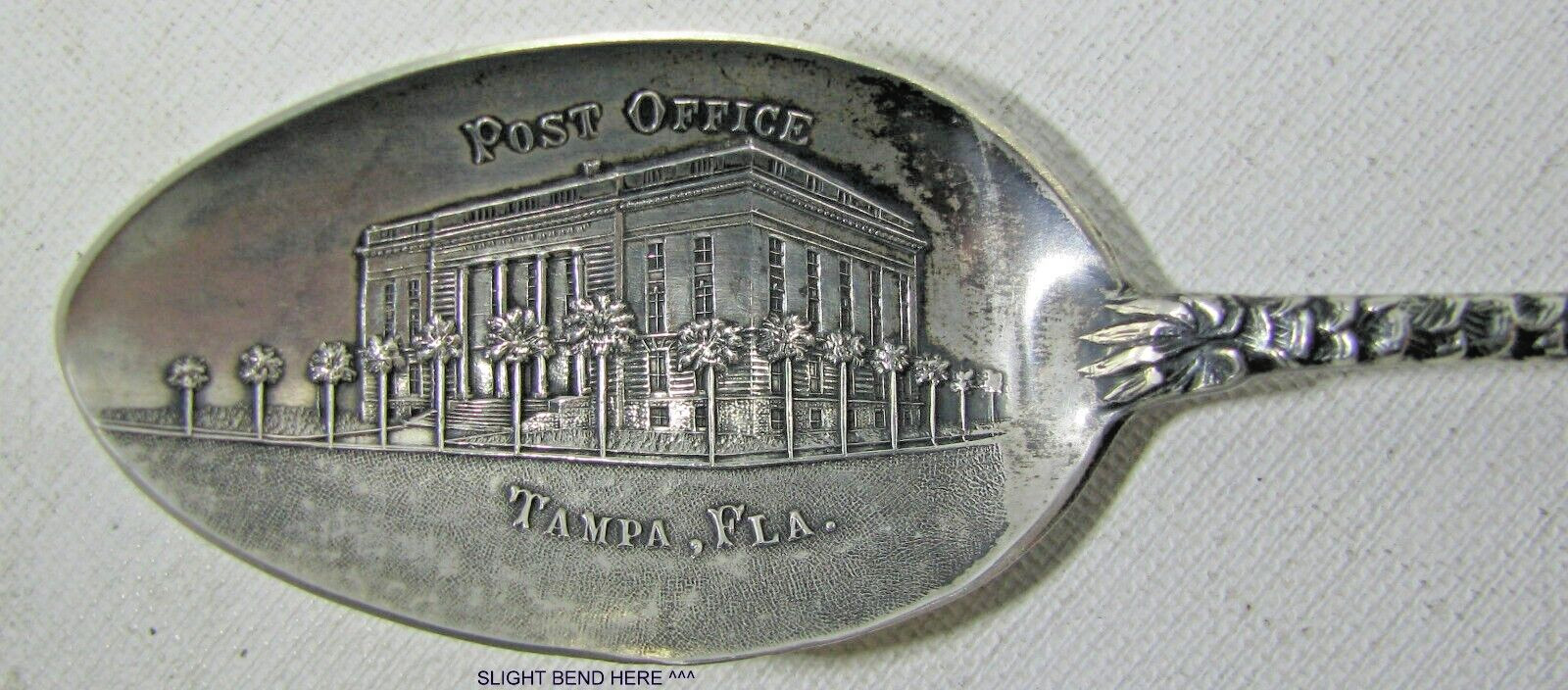 Sterling Silver Souvenir of Tampa Florida U.S. Post Office & Customs House