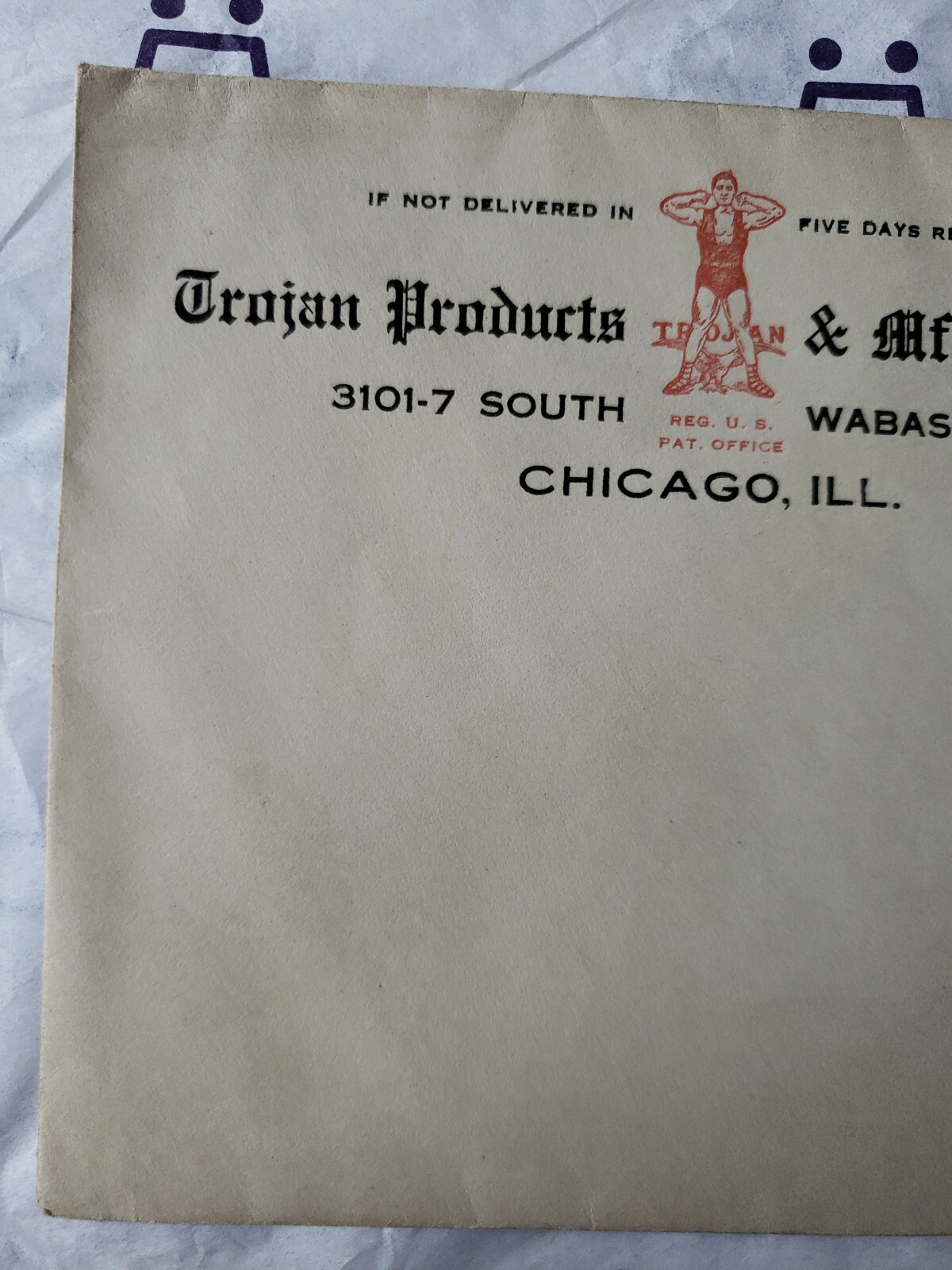 Advertising Letter Trojan Products & Mfg Co Inc Chicago ILL Envelope