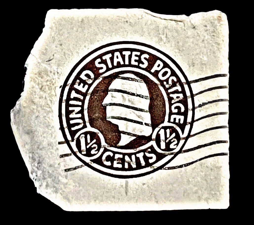 Beautifully Preserved Vintage Postage Stamp – A Piece of Postal History
