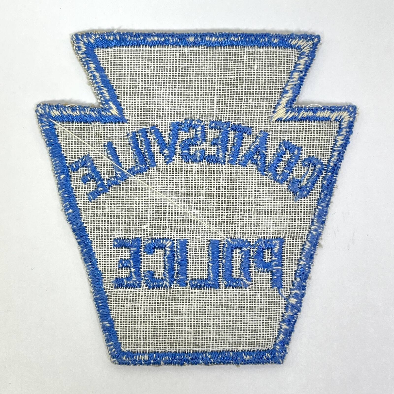 COATESVILLE Police PATCH Keystone, Vintage Obsolete Retired Style Chester County
