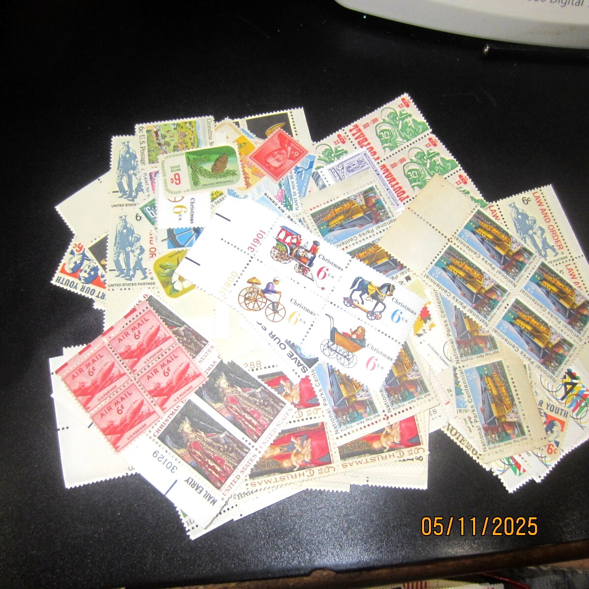 (500) SIX Cent Mint Unused Postage Stamps* Buy At 49% Of Face Value *STK b