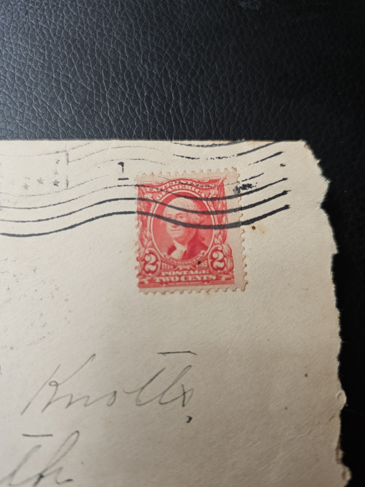 US George Washington 2 Cent Carmine Red Stamp 1902-1903 12 Perforated
