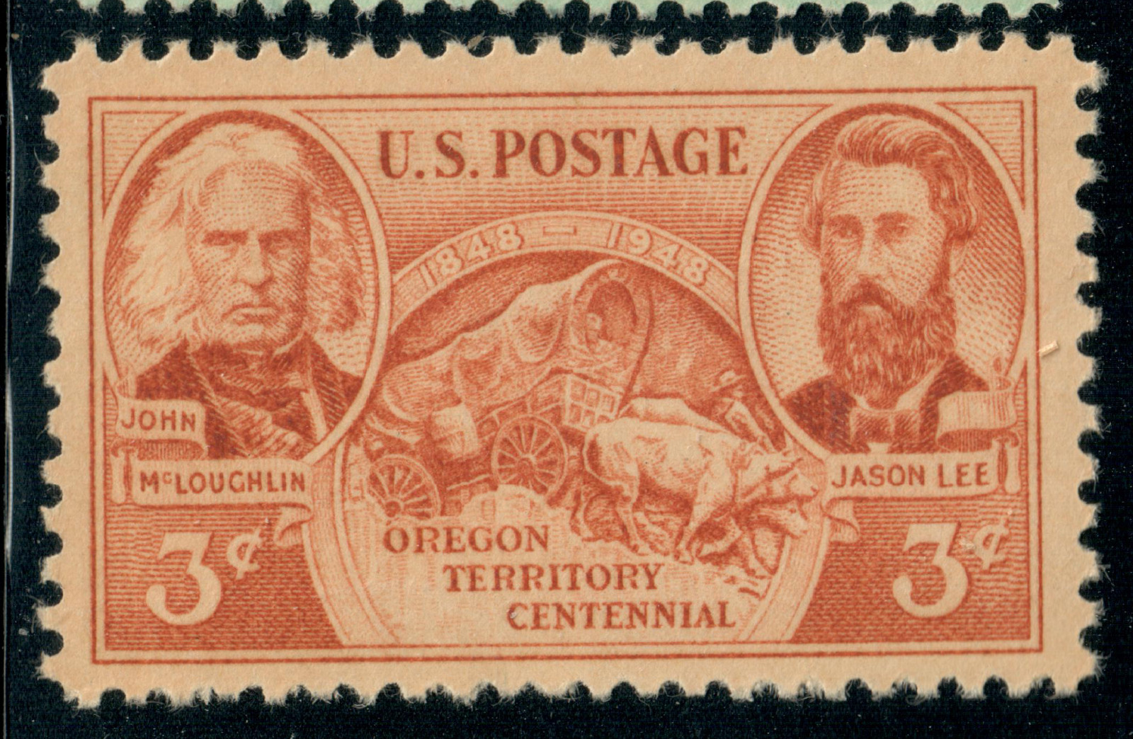 USA – 1948 – The 100th Anniversary of the Oregon Territory – 3¢ – #2955