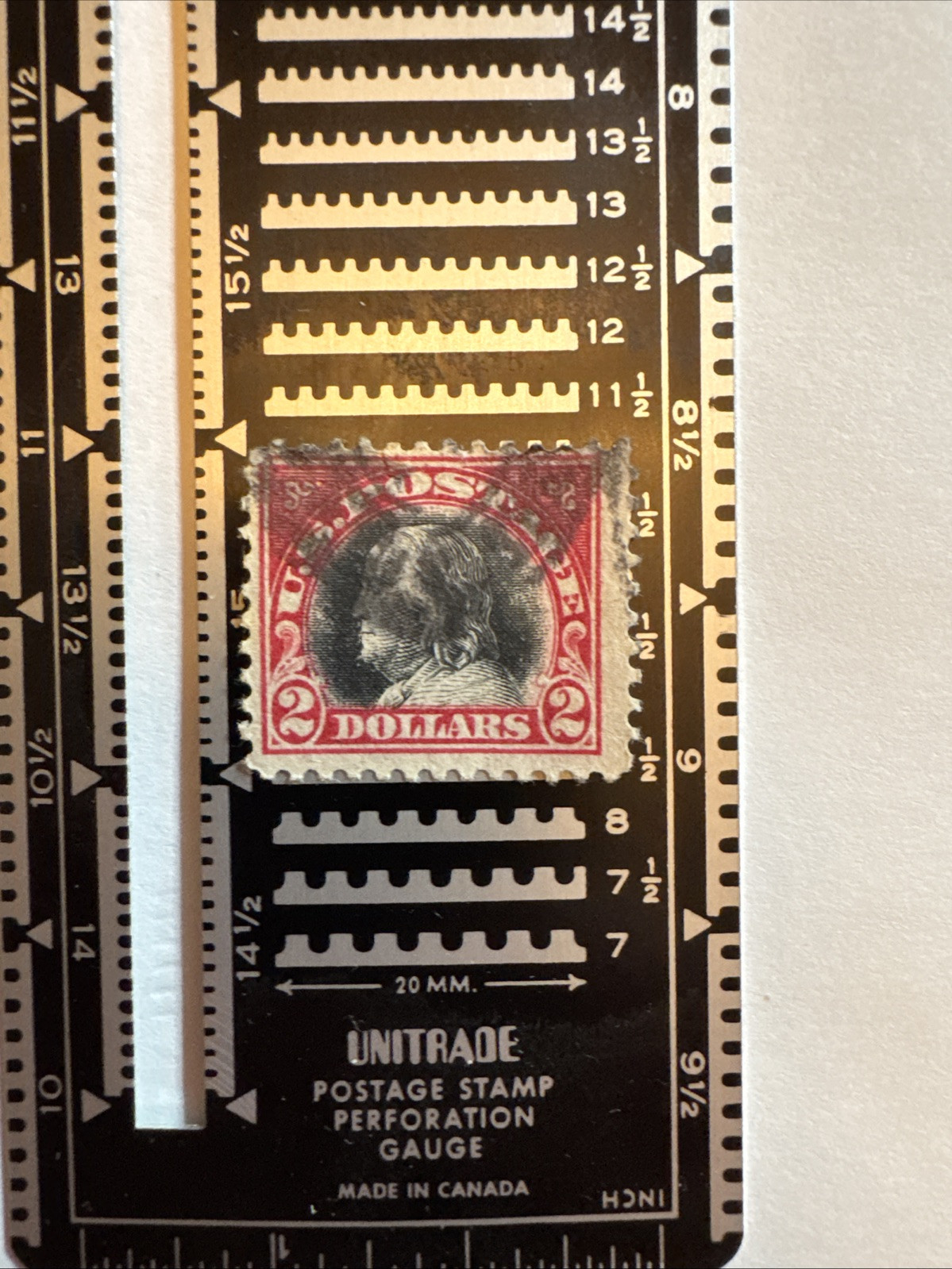 Scott #523 – $2 Franklin – 1918 Aug. – Unwmk. – A Must Have For Collectors