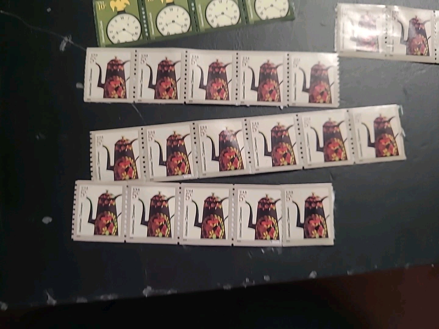 41 Various USPS Stamps 1, 2, 3, 4, 5, 10, 25 Cent