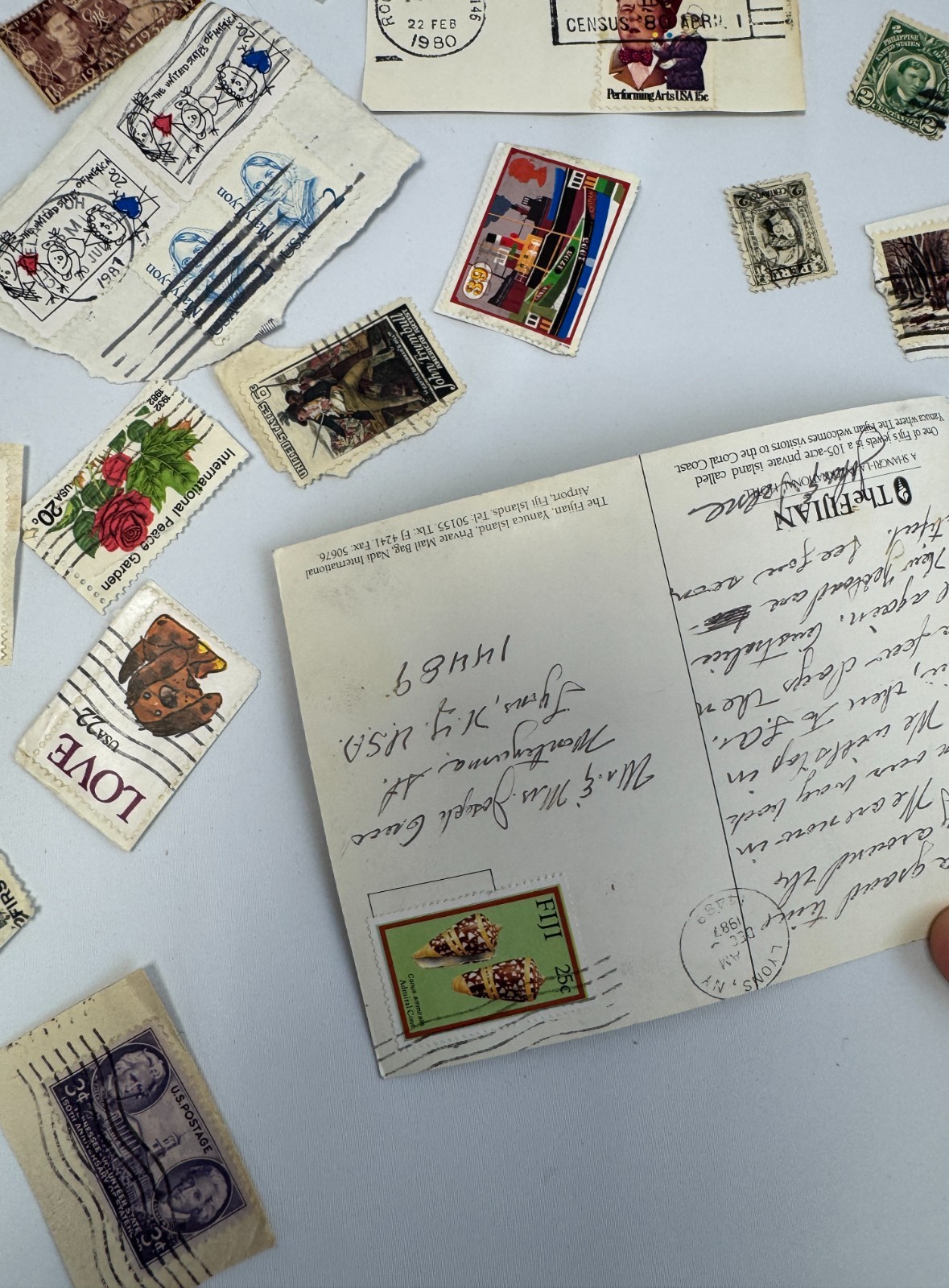 Vintage Worldwide Stamp Collection Lot USA and International Commemoratives