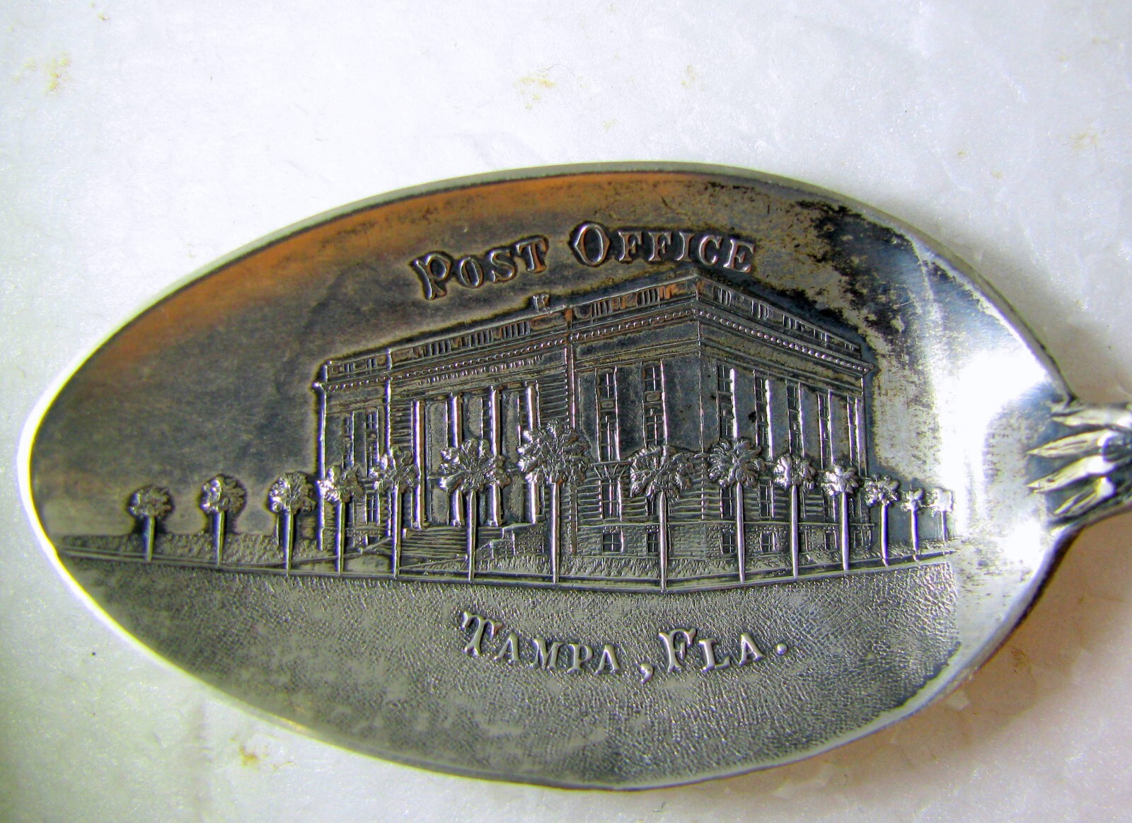 Sterling Silver Souvenir of Tampa Florida U.S. Post Office & Customs House