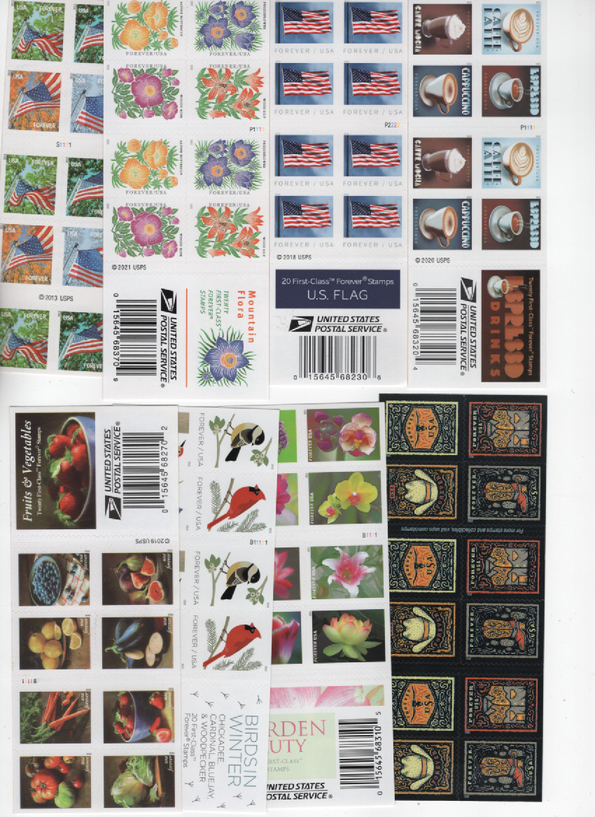 200 USPS FOREVER Stamps – 9 Books of 20 – 2 Books of 10 ,SAVE $$$$$