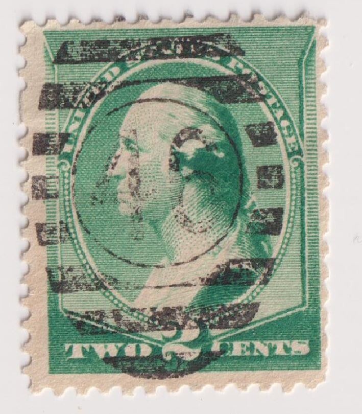 SC 213 – 2 Cent Green – 1887 – Washington