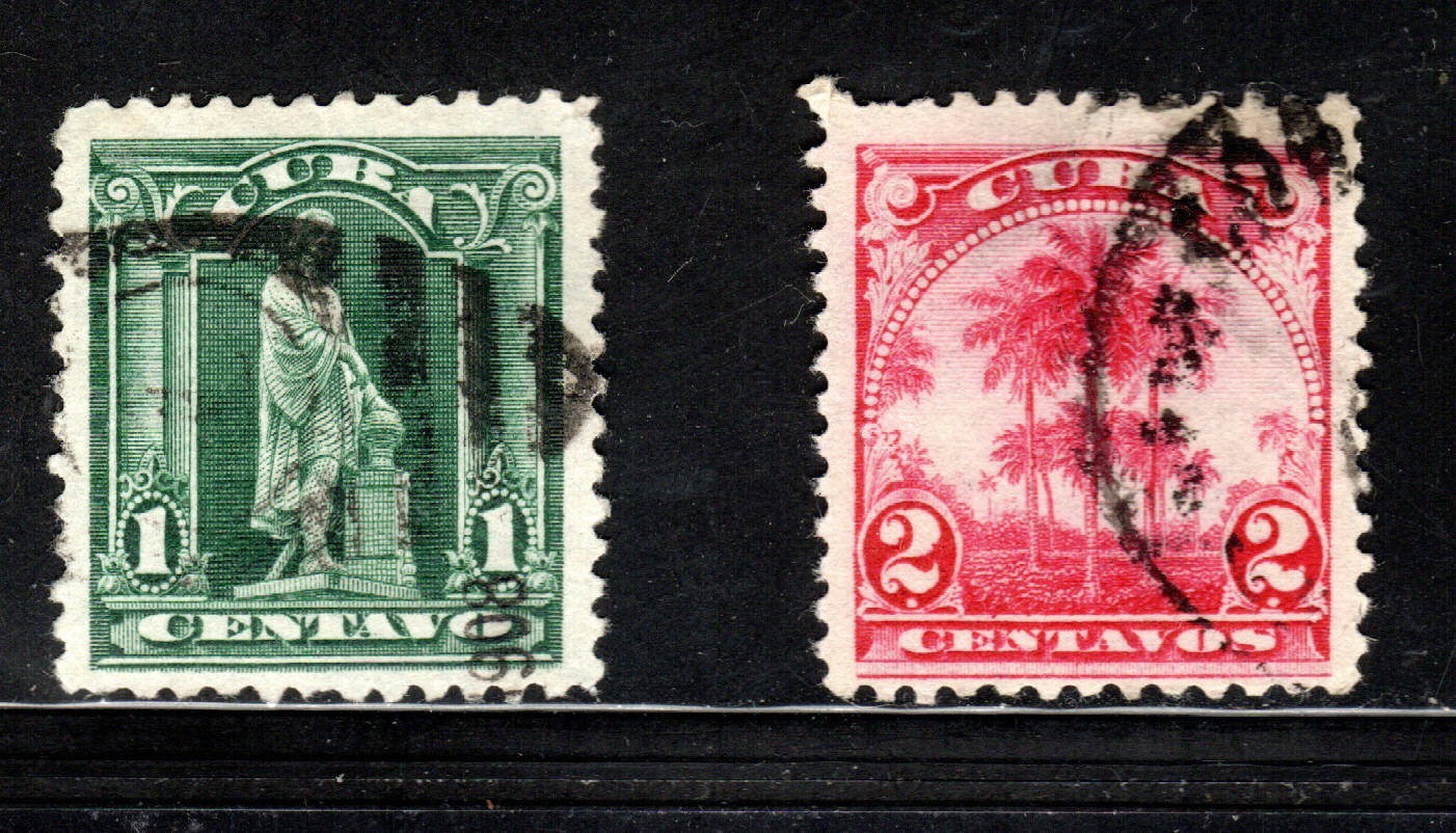 U.S. Stamp – U.S. Occupation (circa 1899) – 1 & 2 centavos – SC# 227 & 228