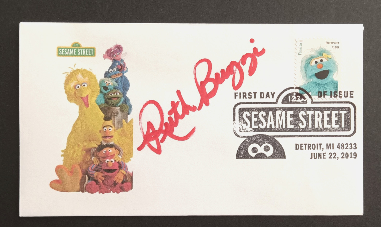 Ruth Buzzi – Laugh In Sesame Street Autographed/Signed First Day Cover Envelope