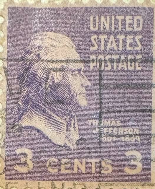 United States Postage Stamp 2 Cents