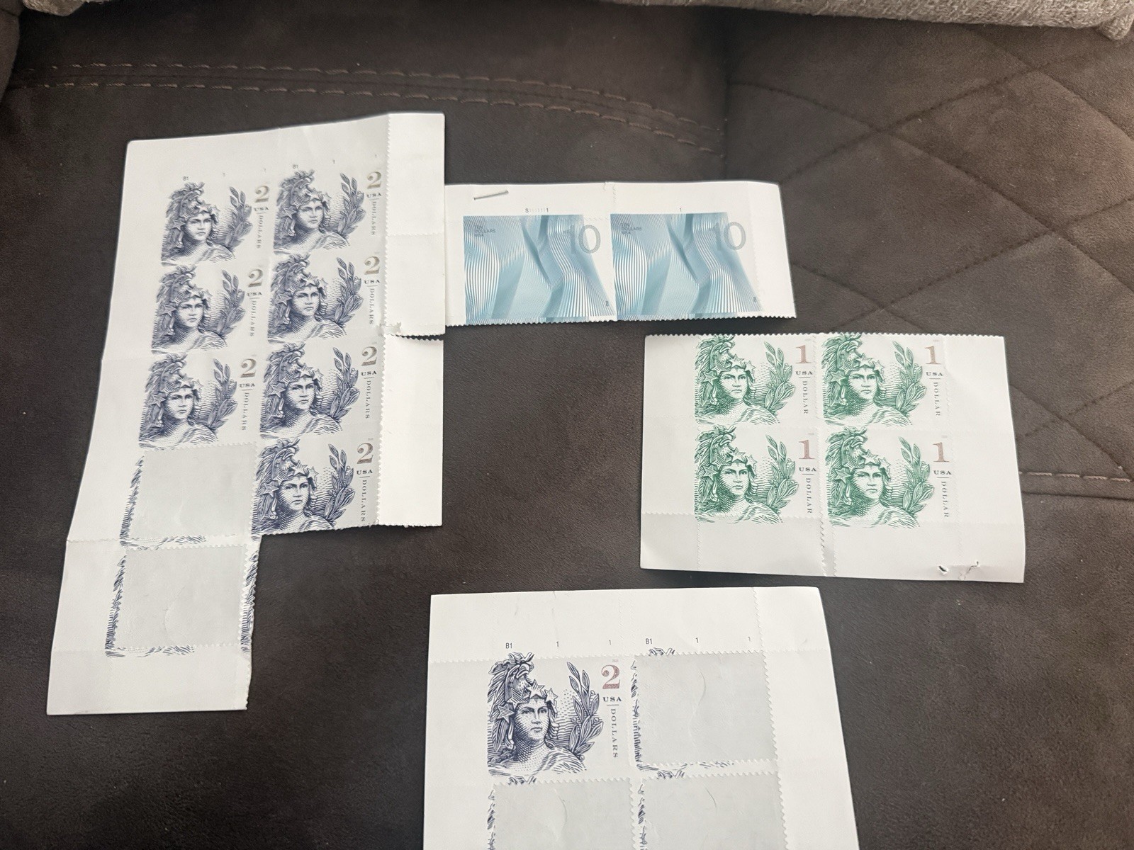 USPS USA 40 Dollars Worth Of Authentic Stamps FREE POSTAGE ! Self Adhesive