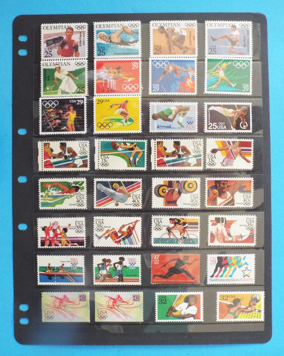 US Postage Stamps Face Value $45+ Unused Lot #72 Sheets Blocks Summer Sports