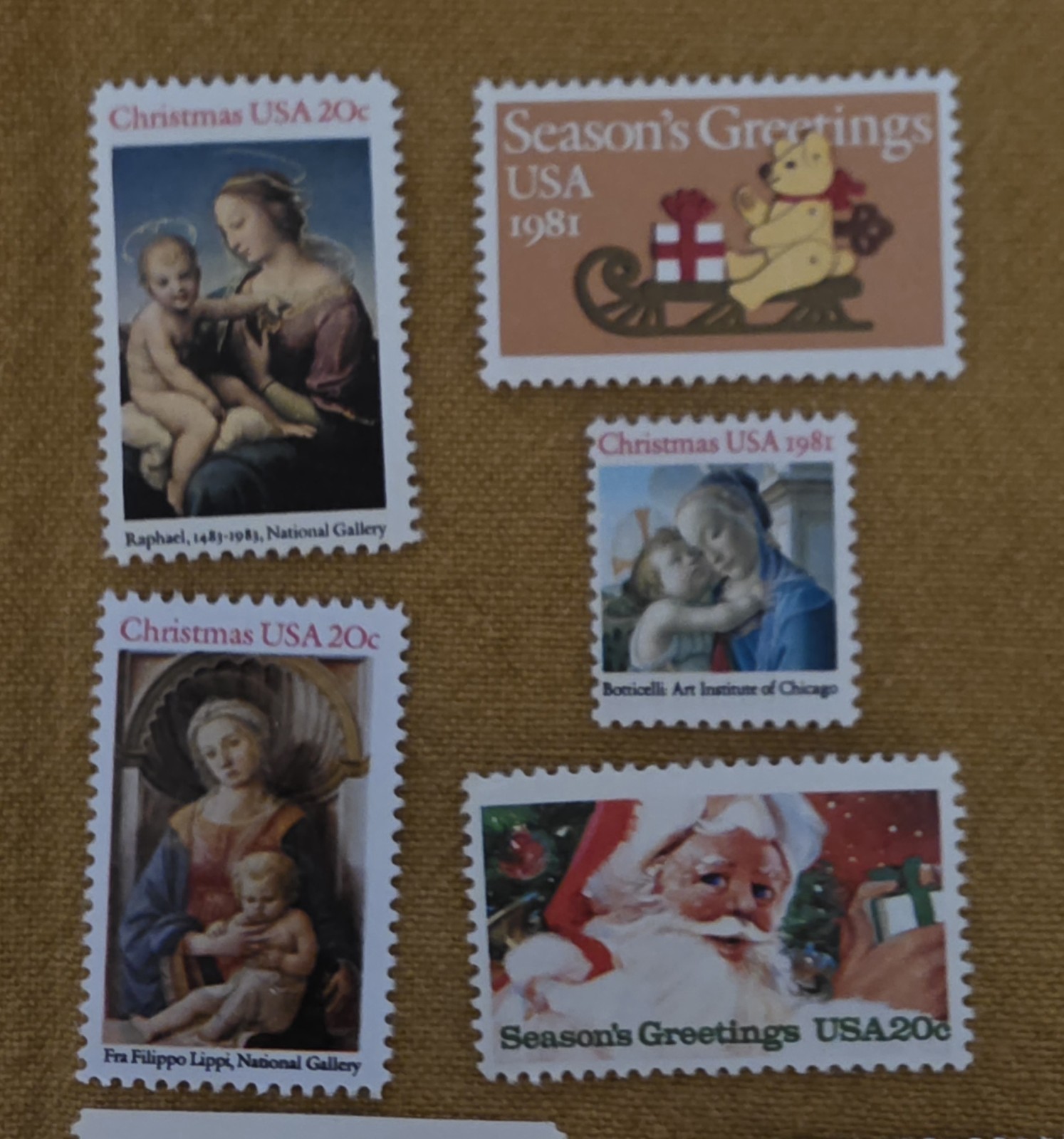 USPS Lot Of 20 Cent Stamps Never Used