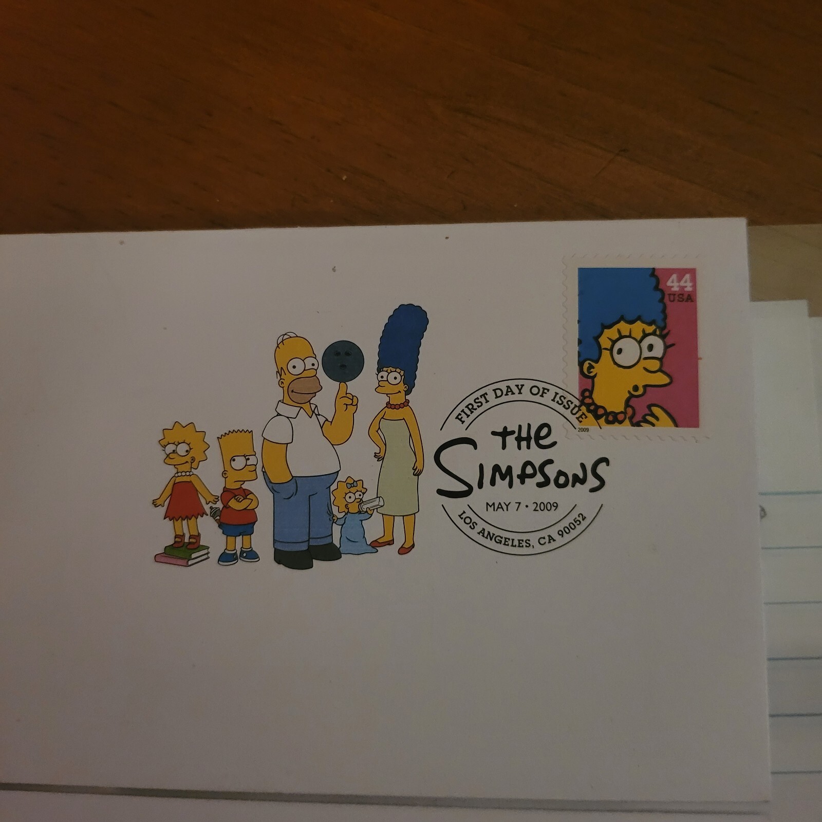 USPS The Simpsons First Day Collection Envelopes – Set of 3 Released May 7, 2009