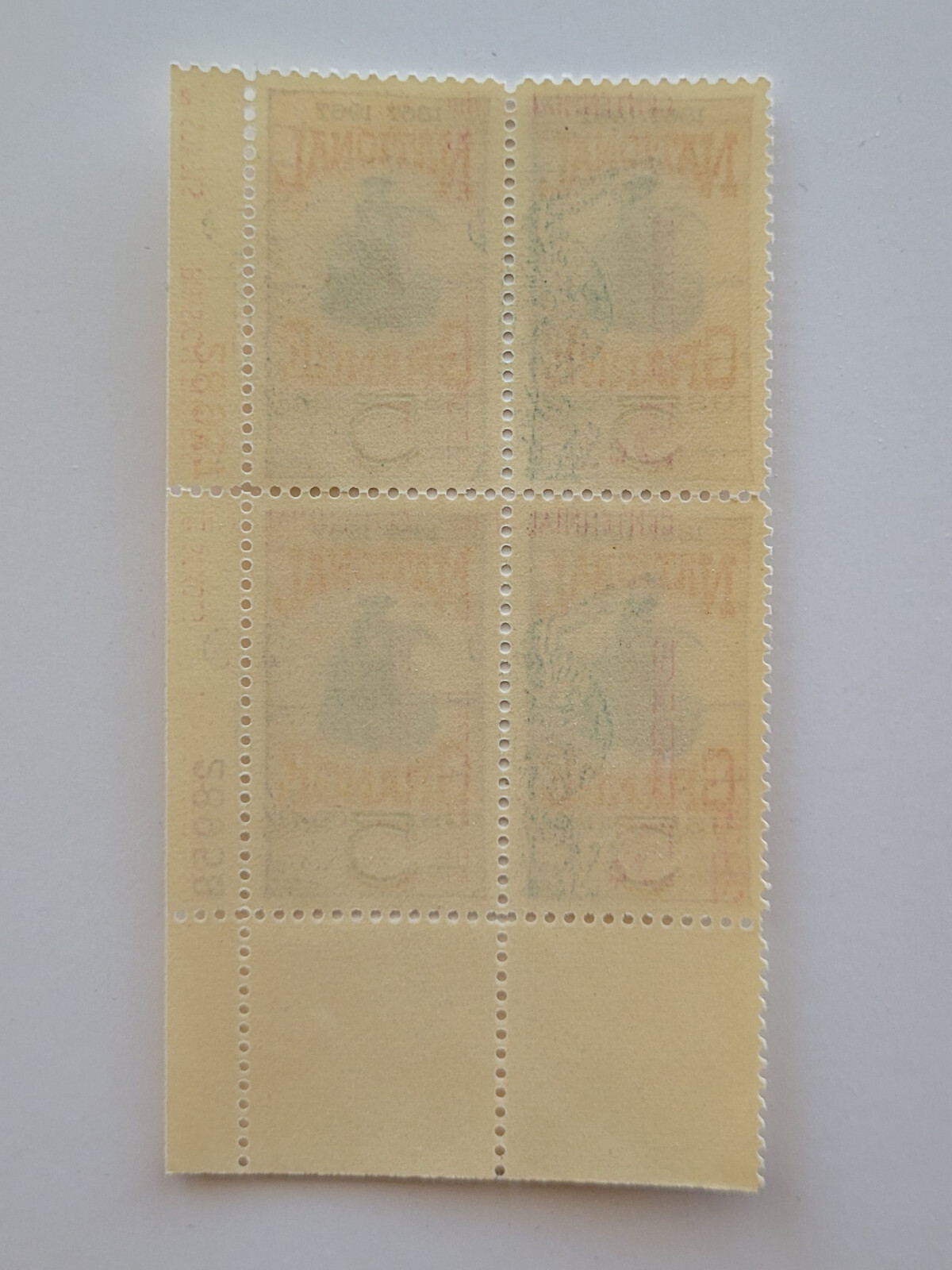 1966 Grange Poster, National Grange 100th Anniv.. 5c Block of 4 Sc #1323 MNH OG
