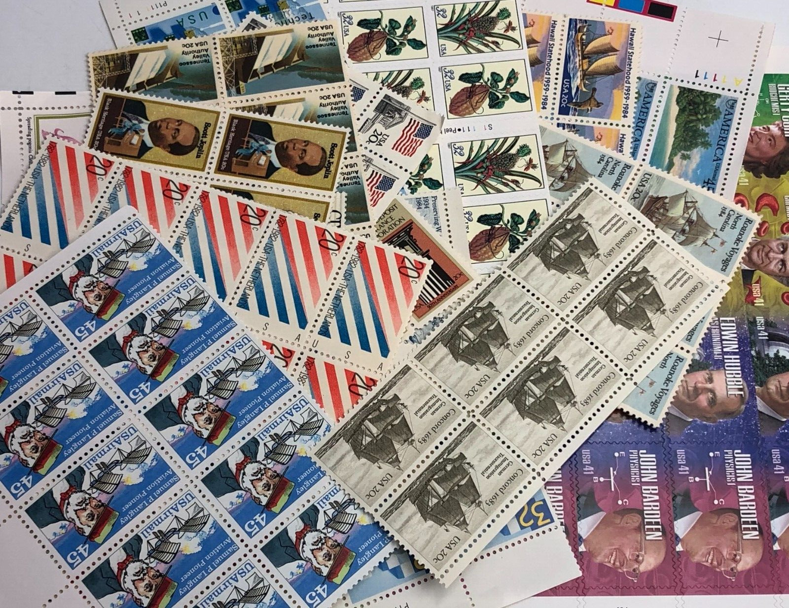 $50 FACE VALUE Mixed Uncanceled US Stamps READY TO USE Great Mix 20¢ through 45¢