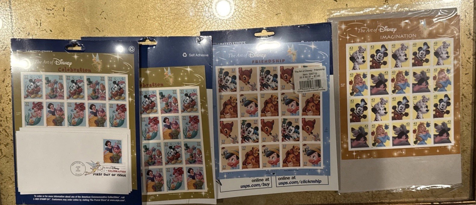 DISNEY STAMP LOT (37 Cents/42 Cents) – 2004/2005
