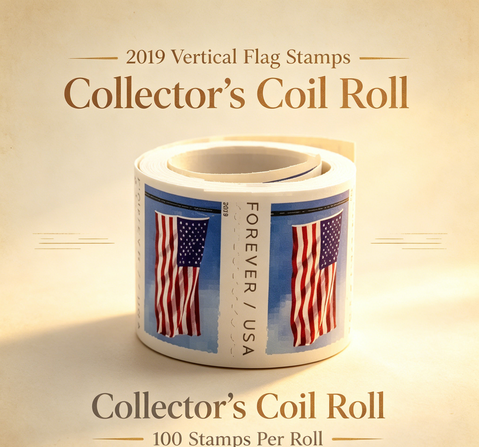 2019 US American Flag Stamps 20 Rolls of 2000 Pcs MNH Brand New Self-Adhesive