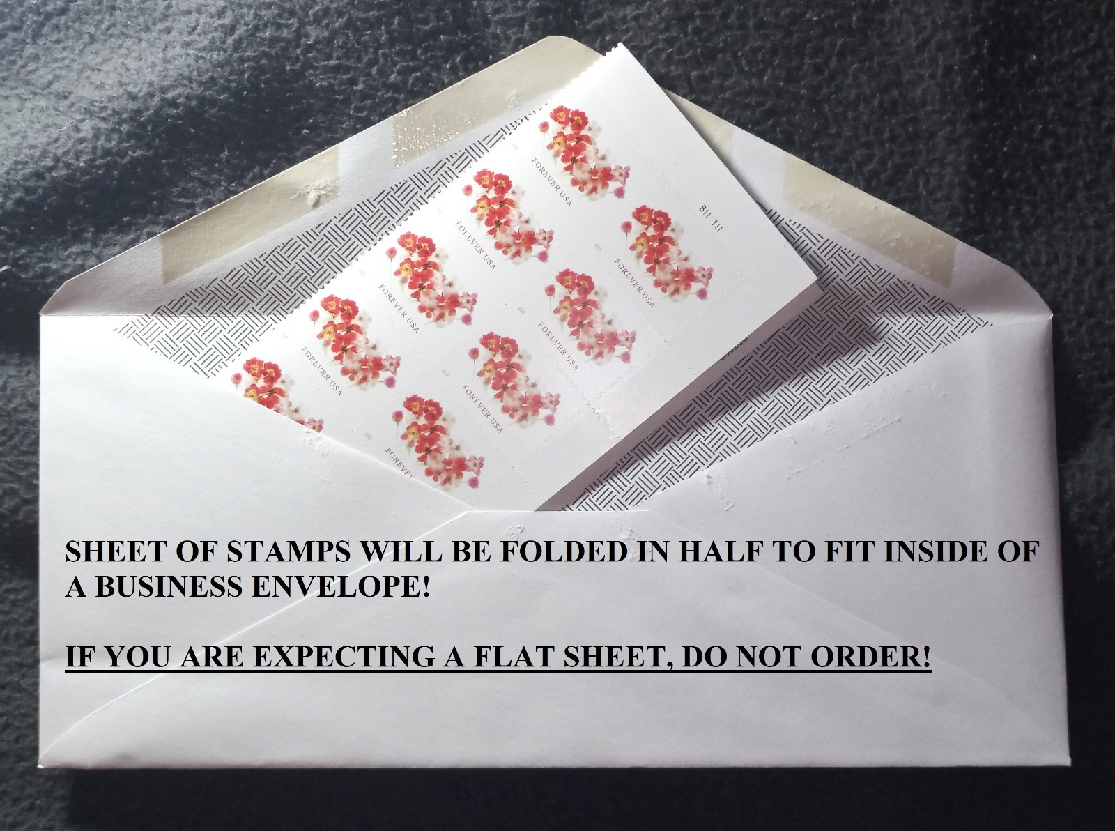 ON SALE NOW, 20 Tulips Forever First Class Forever Stamps Wedding Business Sheet