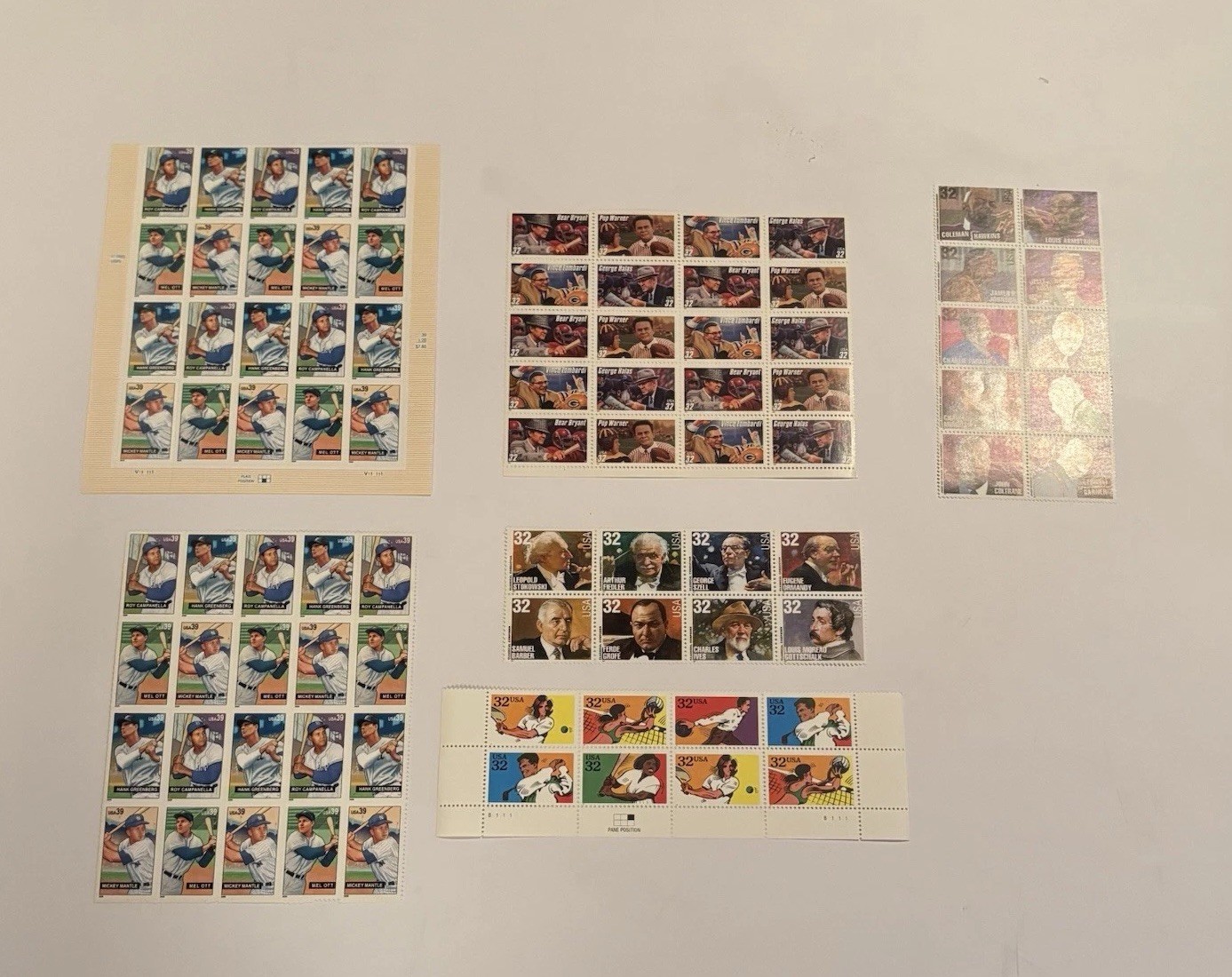 Postage lot. Face Value is $30.80 (40) 37 cent stamps and (50) 32 cent stamps