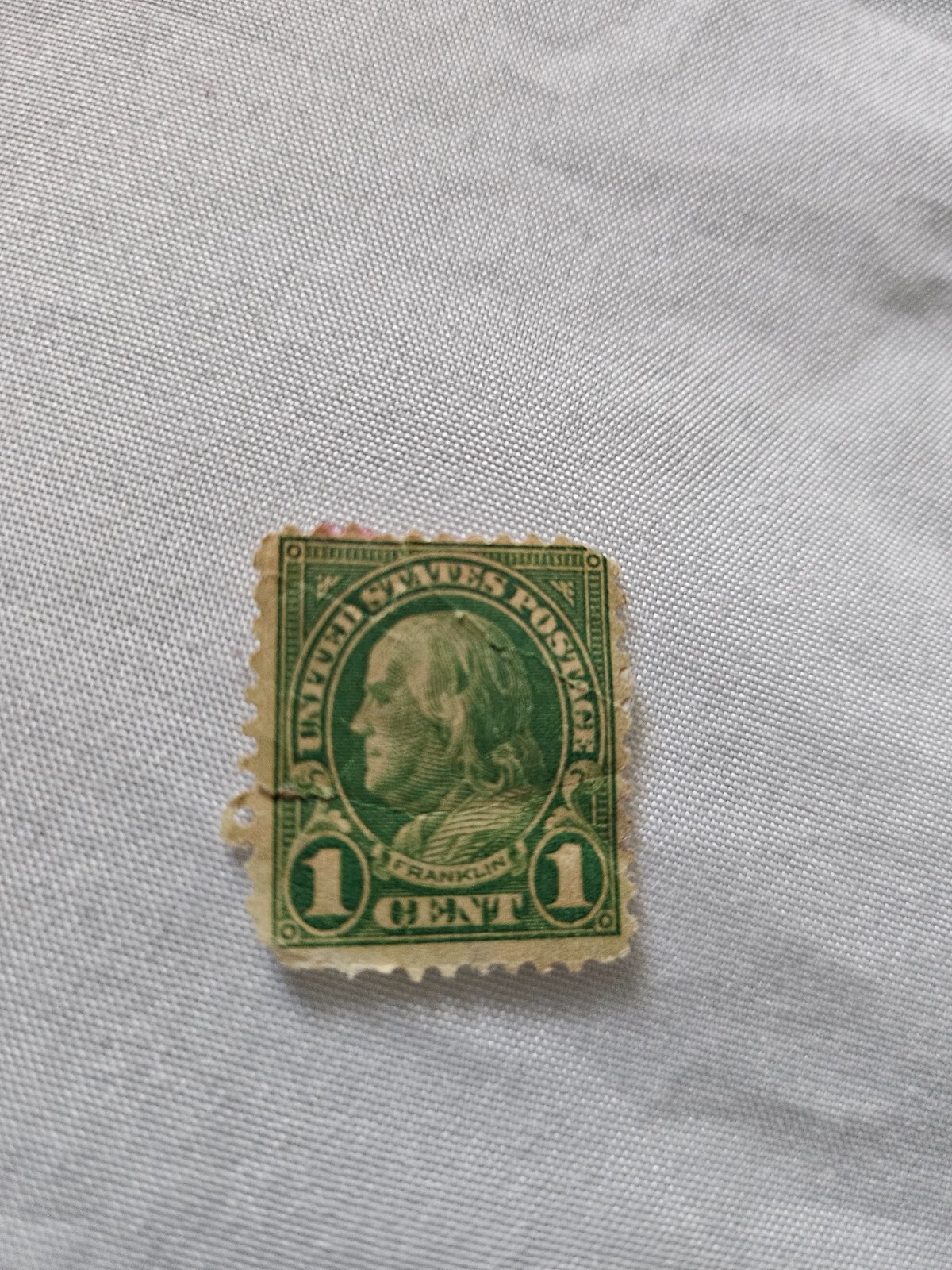 Very Rare 1 Cent Stamp, Very Good Condition