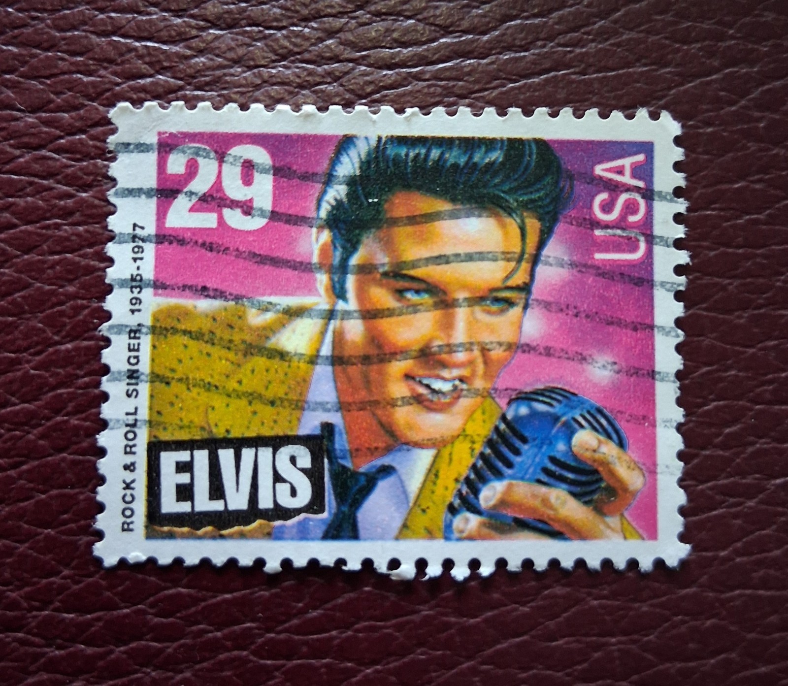 1993 Elvis Presley Single 29c Postage Stamp – Sc# 2721 Used