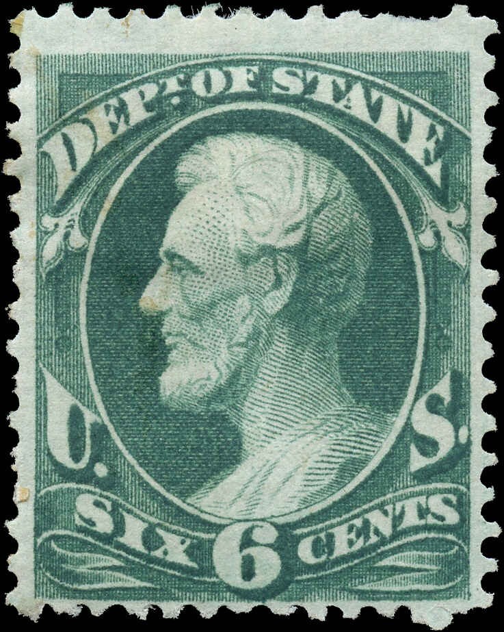 USA Mint H F 6c Scott #O60 1873 Official Dept of State Stamp